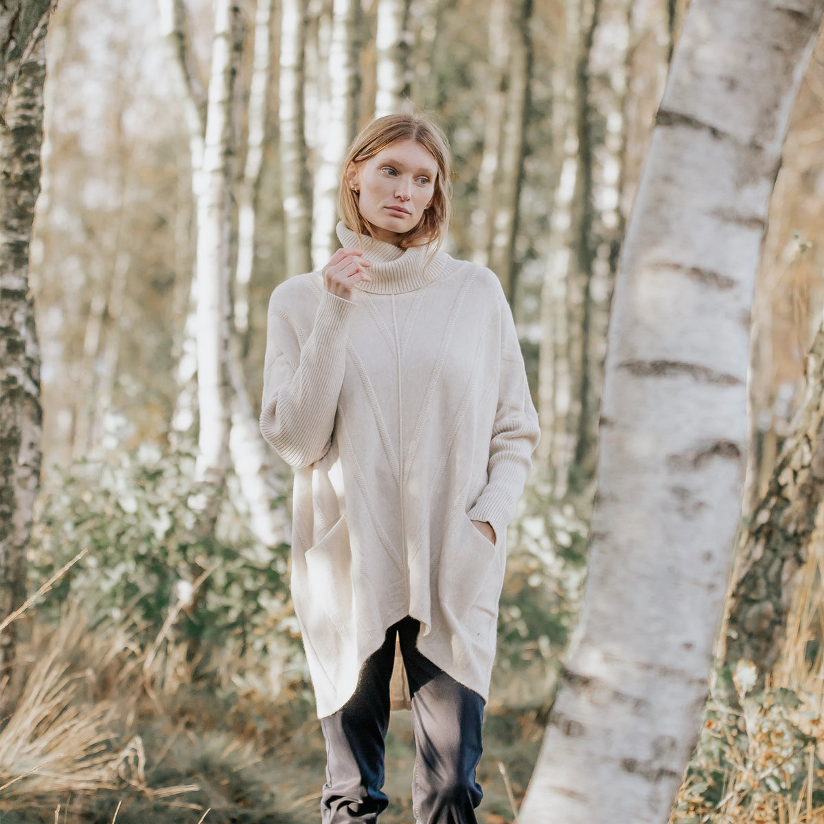 Cable Knit Oat Jumper