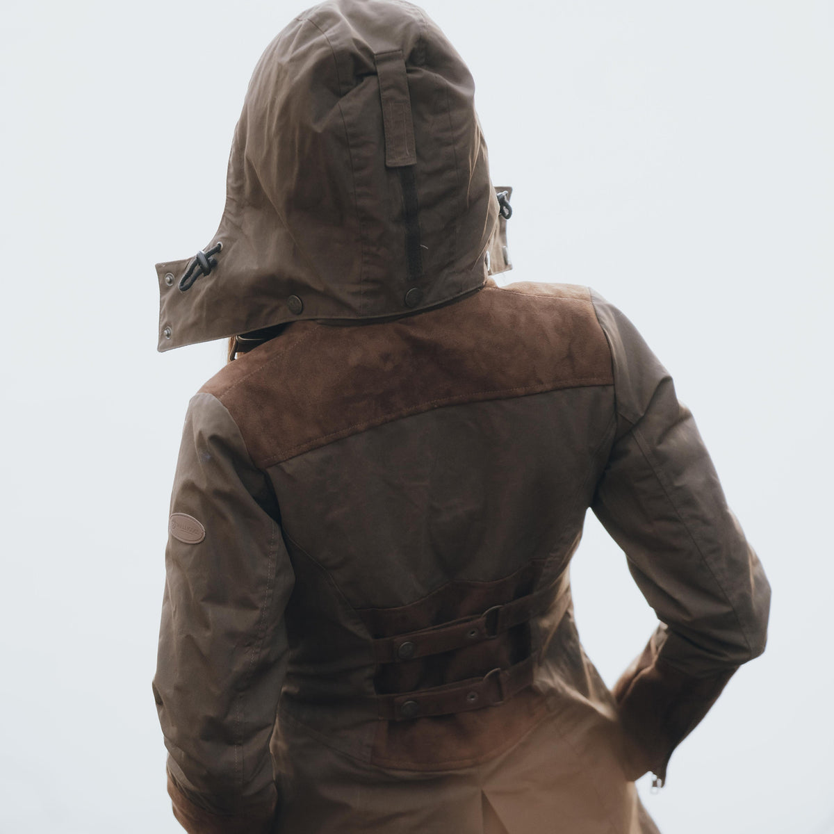 Odette Khaki Poppy Lined Waterproof Coat