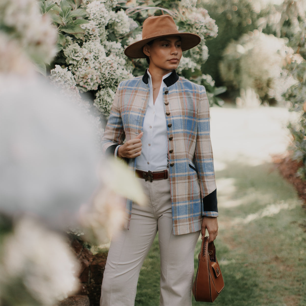 Balmoral Summer Check Wool Jacket