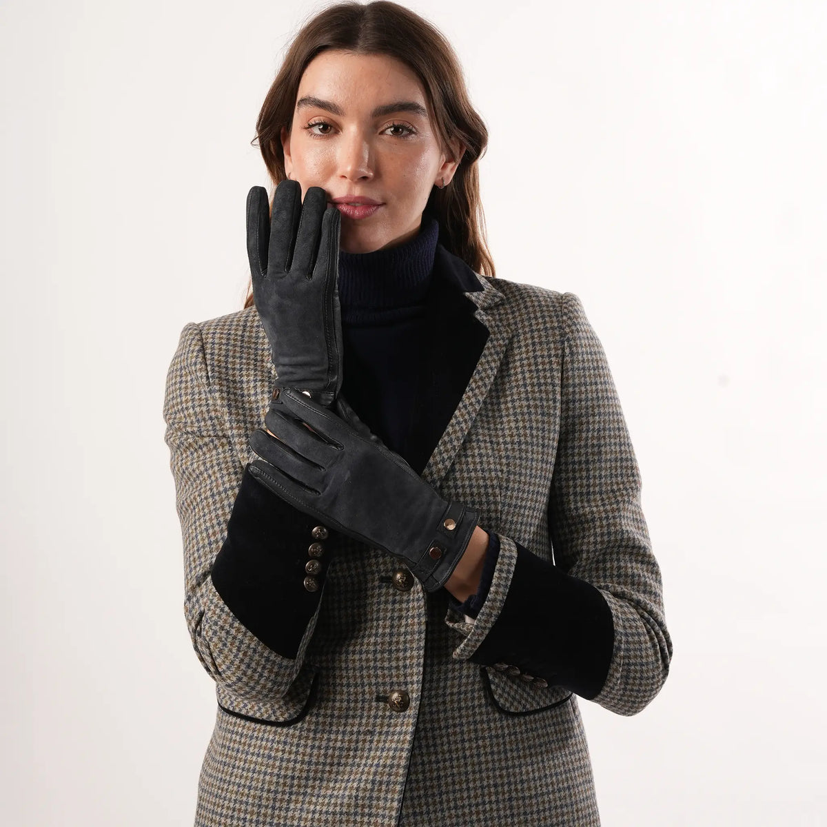 Grantham Midnight Check Wool Jacket