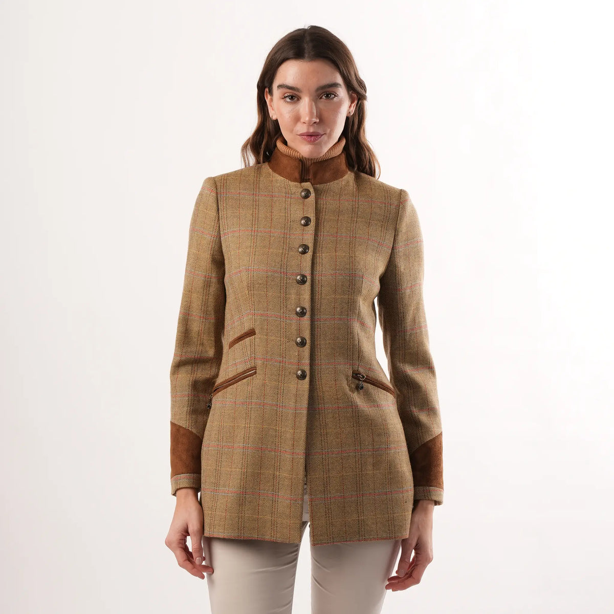 Knightsbridge Wheat Wool Jacket (Cashmere & Wool)