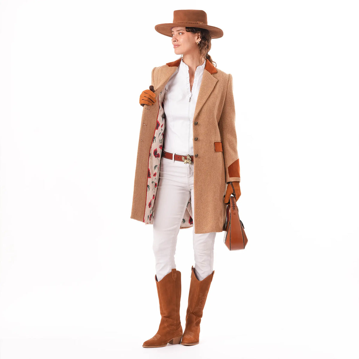 Demelza Camel Wool Coat
