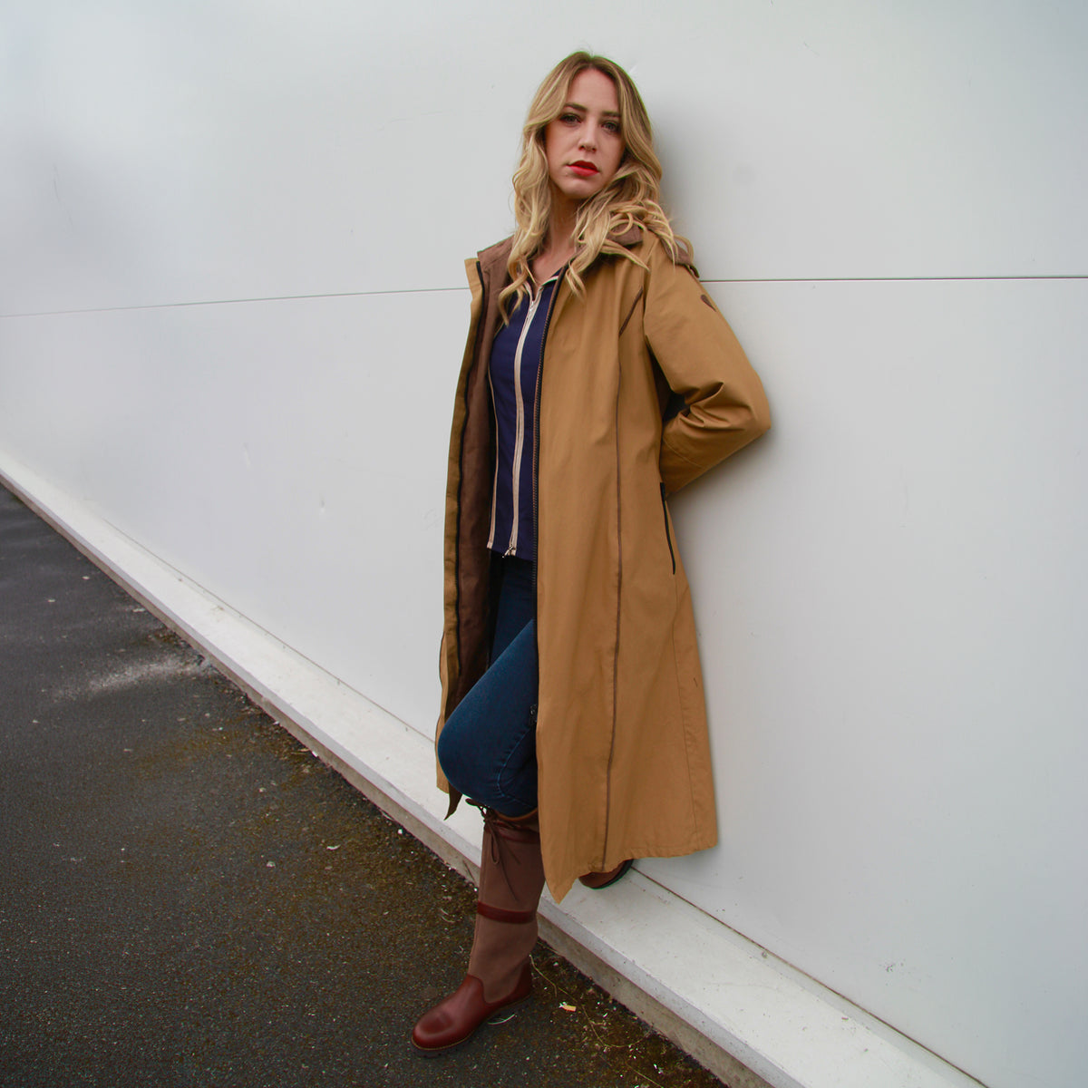 Eleanor Camel Waterproof Coat