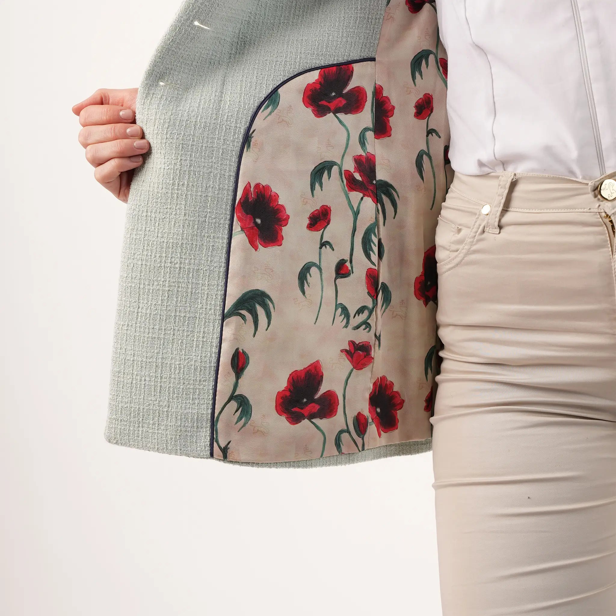 Henley Pale Mint Jacket