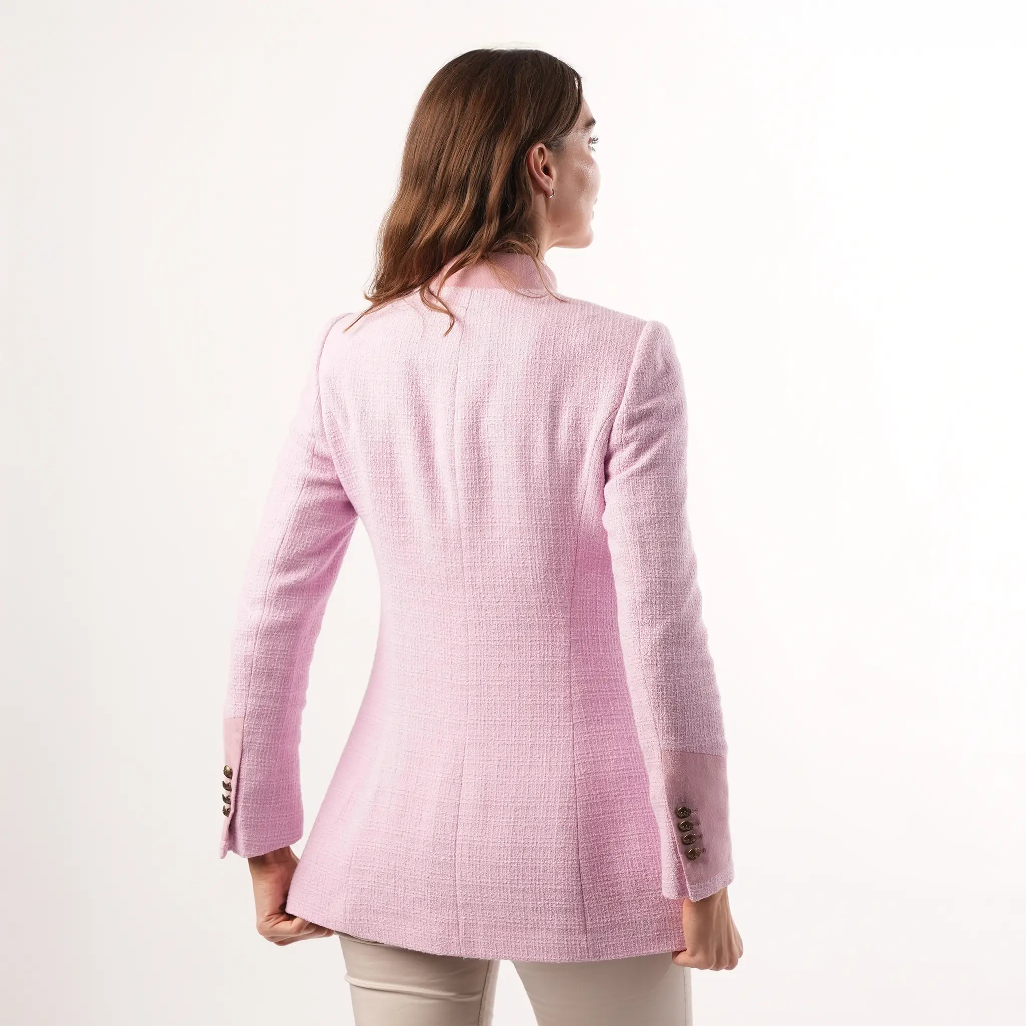 Henley Pale Pink Jacket