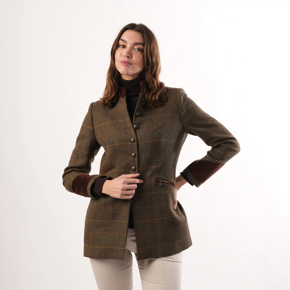 Knightsbridge Chocolate Brown Wool Jacket