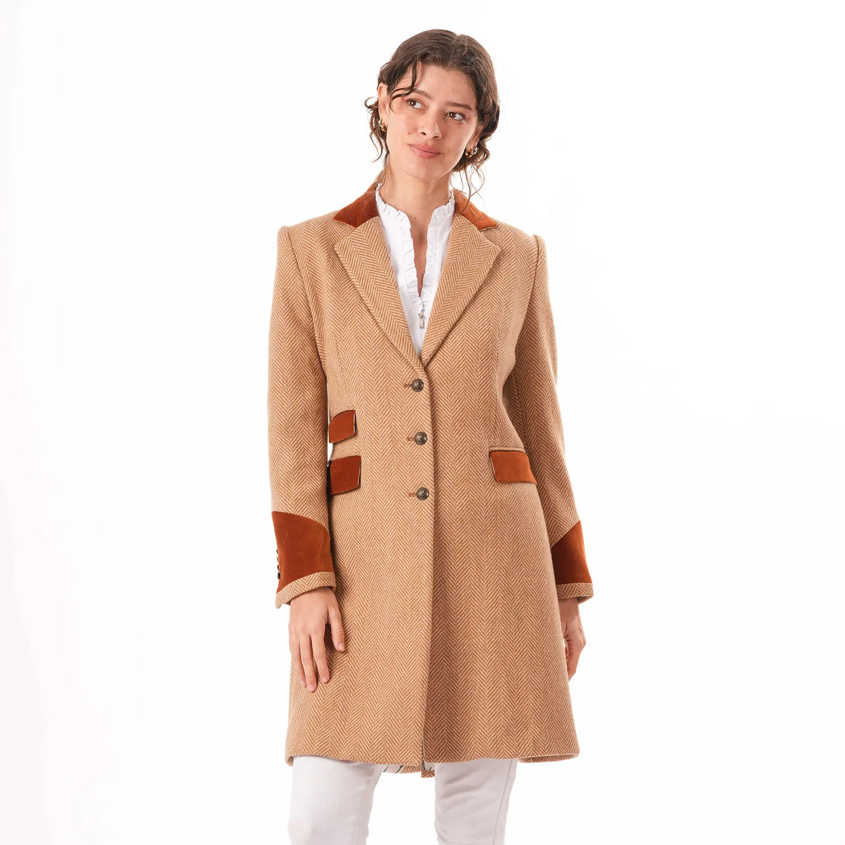 Demelza Camel Wool Coat