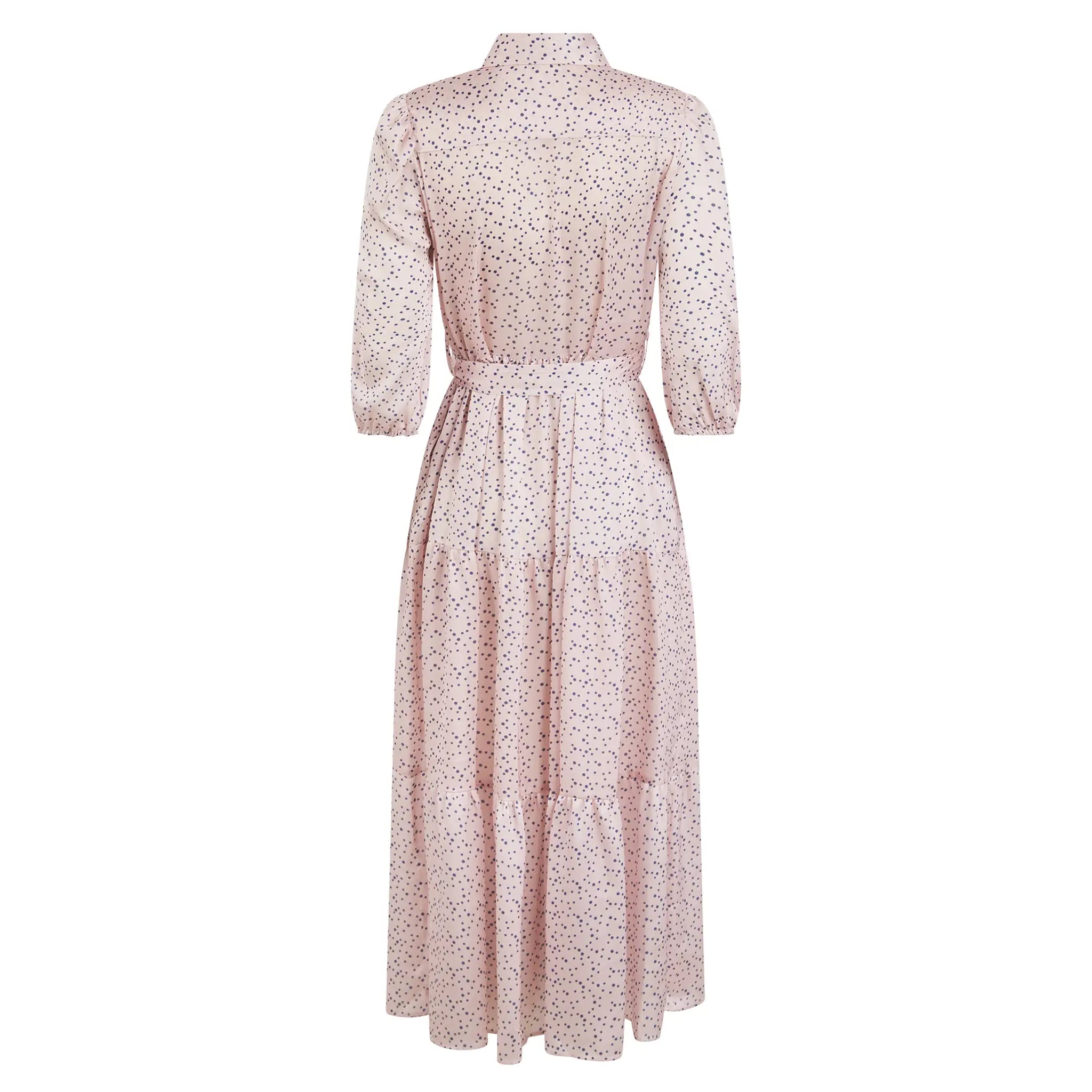 Josephine Navy Pink Spot Dress