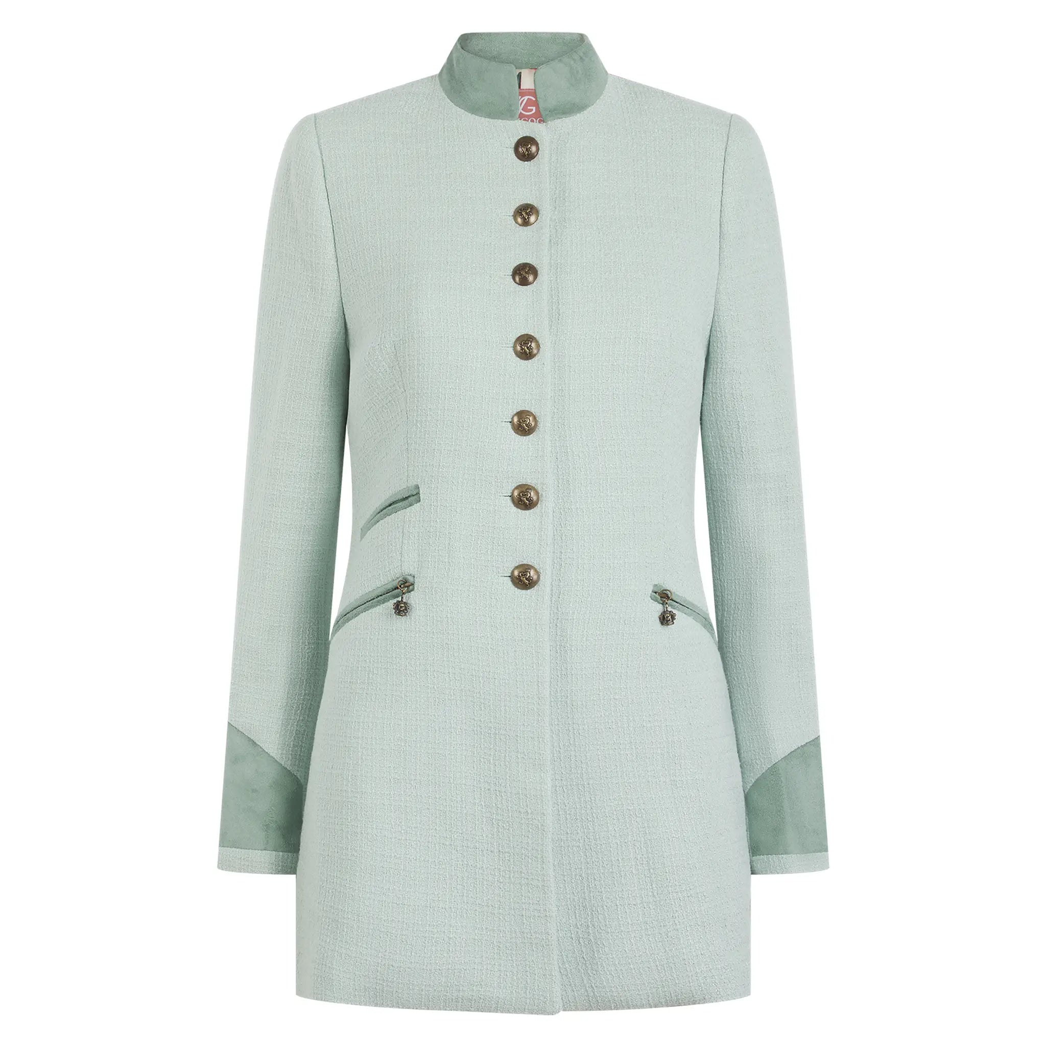 Henley Pale Mint Jacket