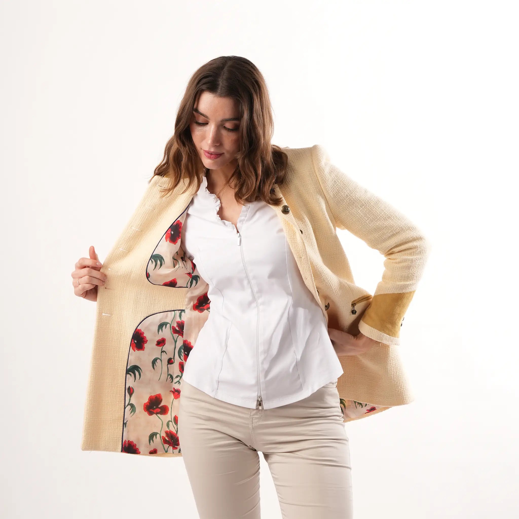 Henley Pale Gold Jacket