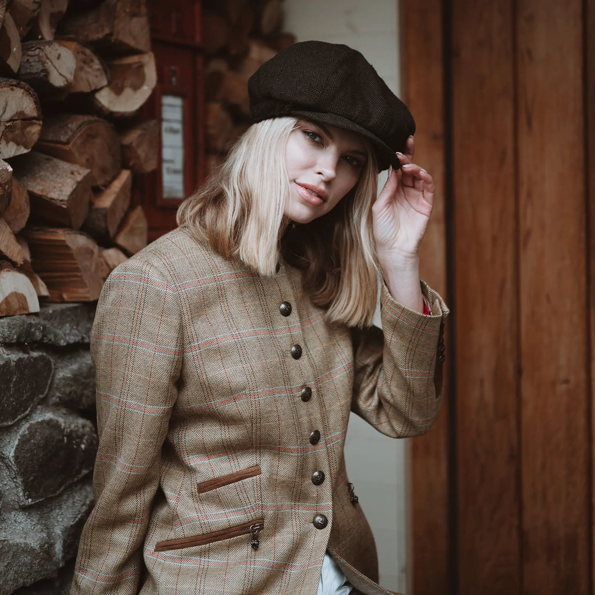 Knightsbridge Wheat Wool Jacket (Cashmere & Wool)