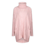 Cable Knit Pink Jumper - Welligogs