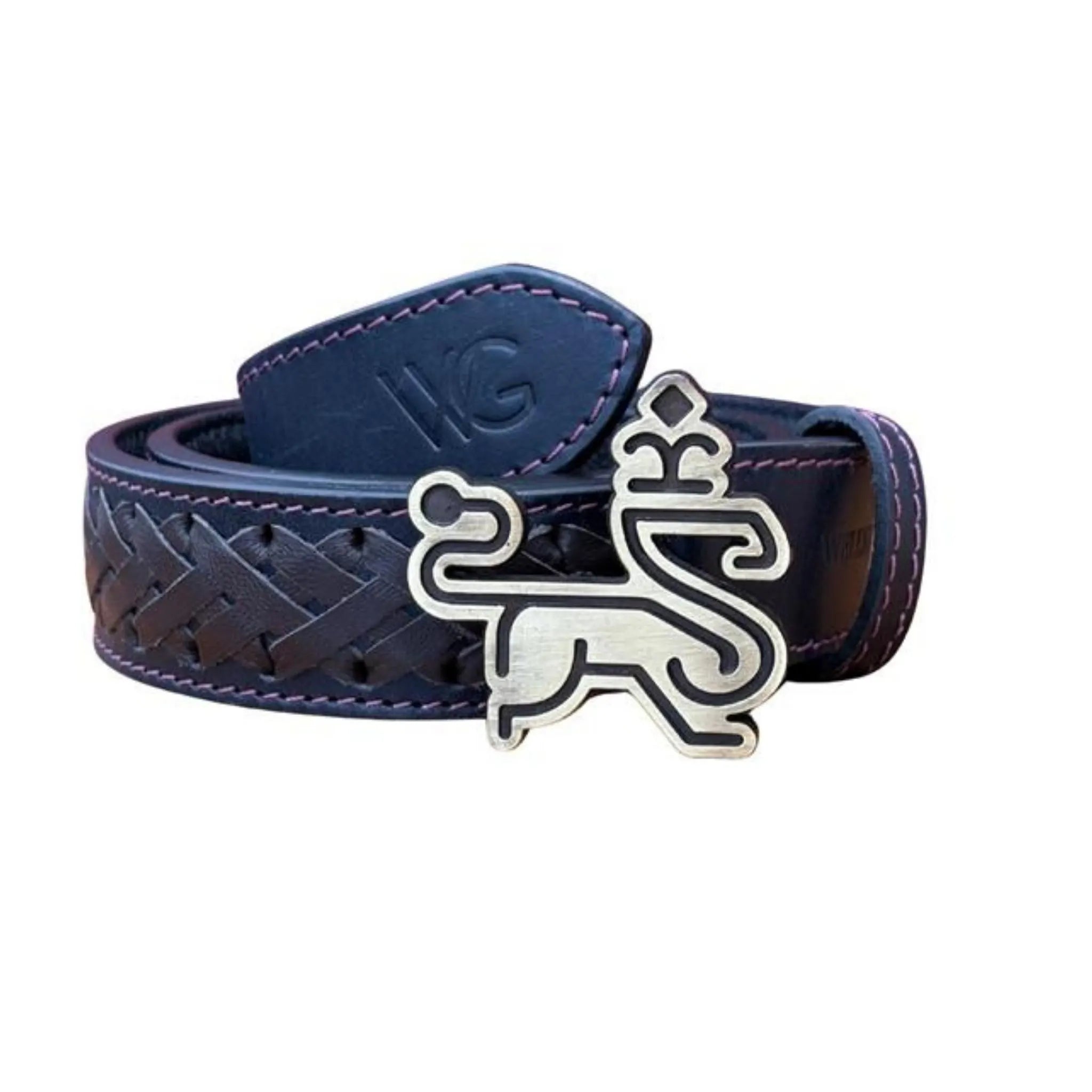 Lion Navy Belt