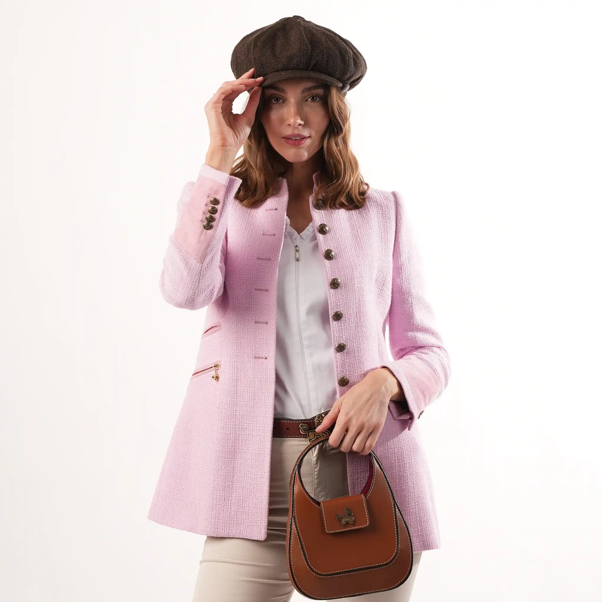 Cassandra Zipped White Shirt