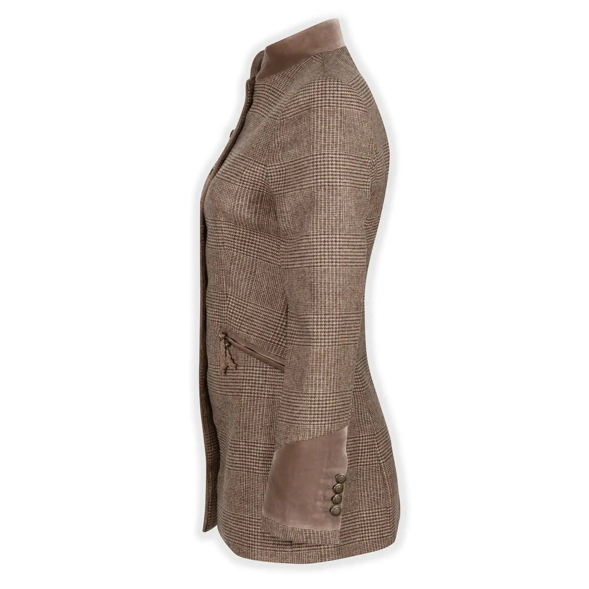 Balmoral Mocha Tailored Jacket - Welligogs