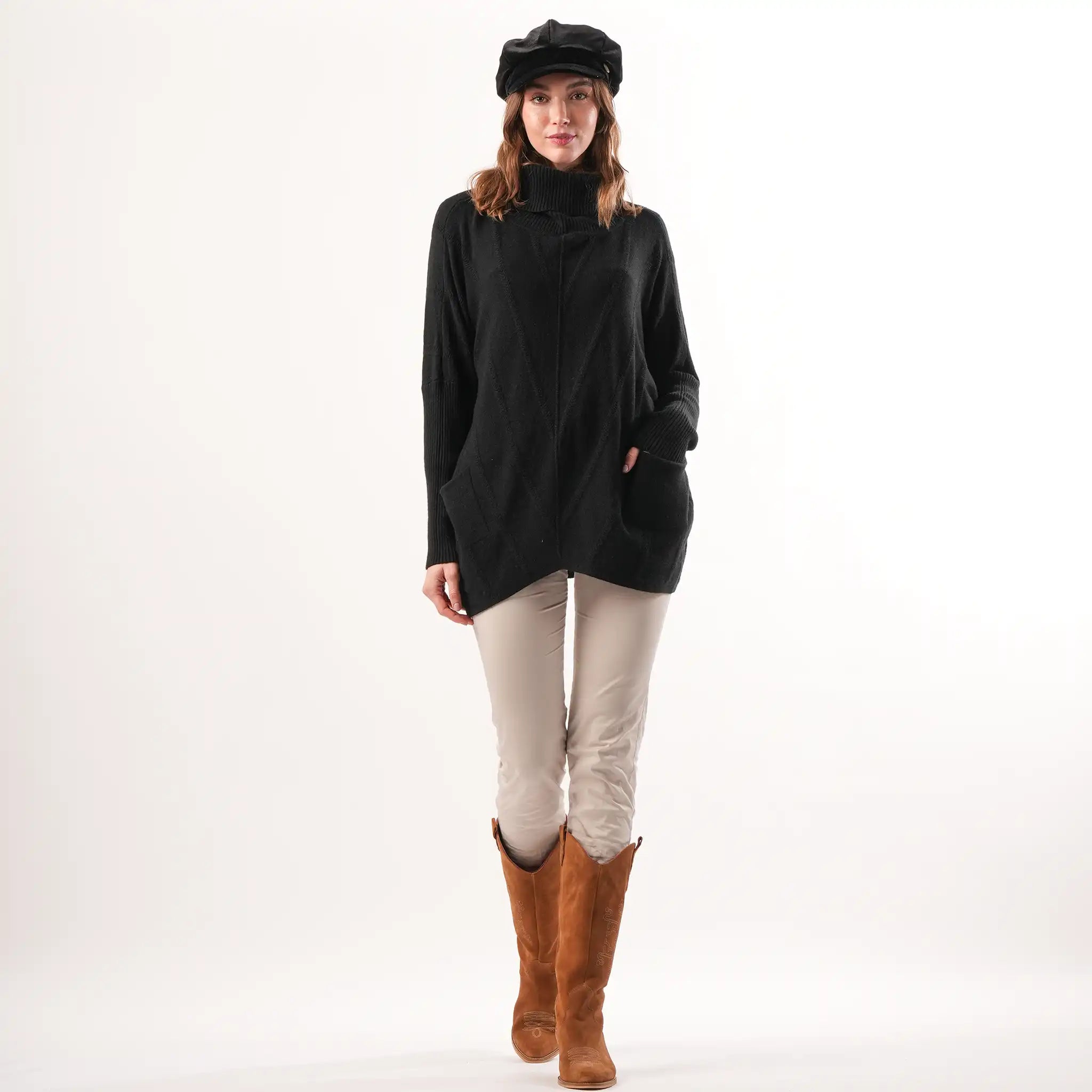 Bakerboy Black Velvet Cap