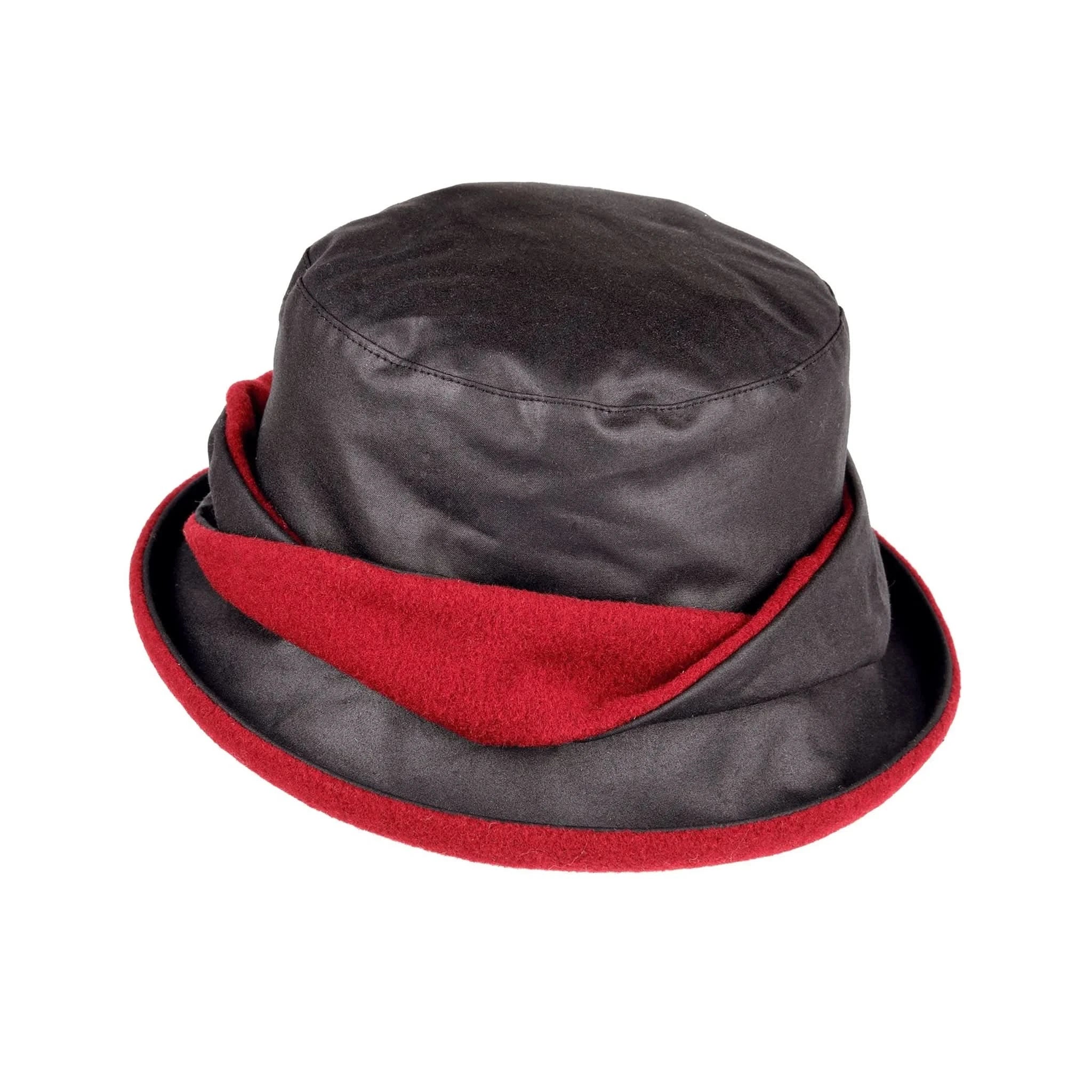 Wax Twist Black/Red Hat - Welligogs