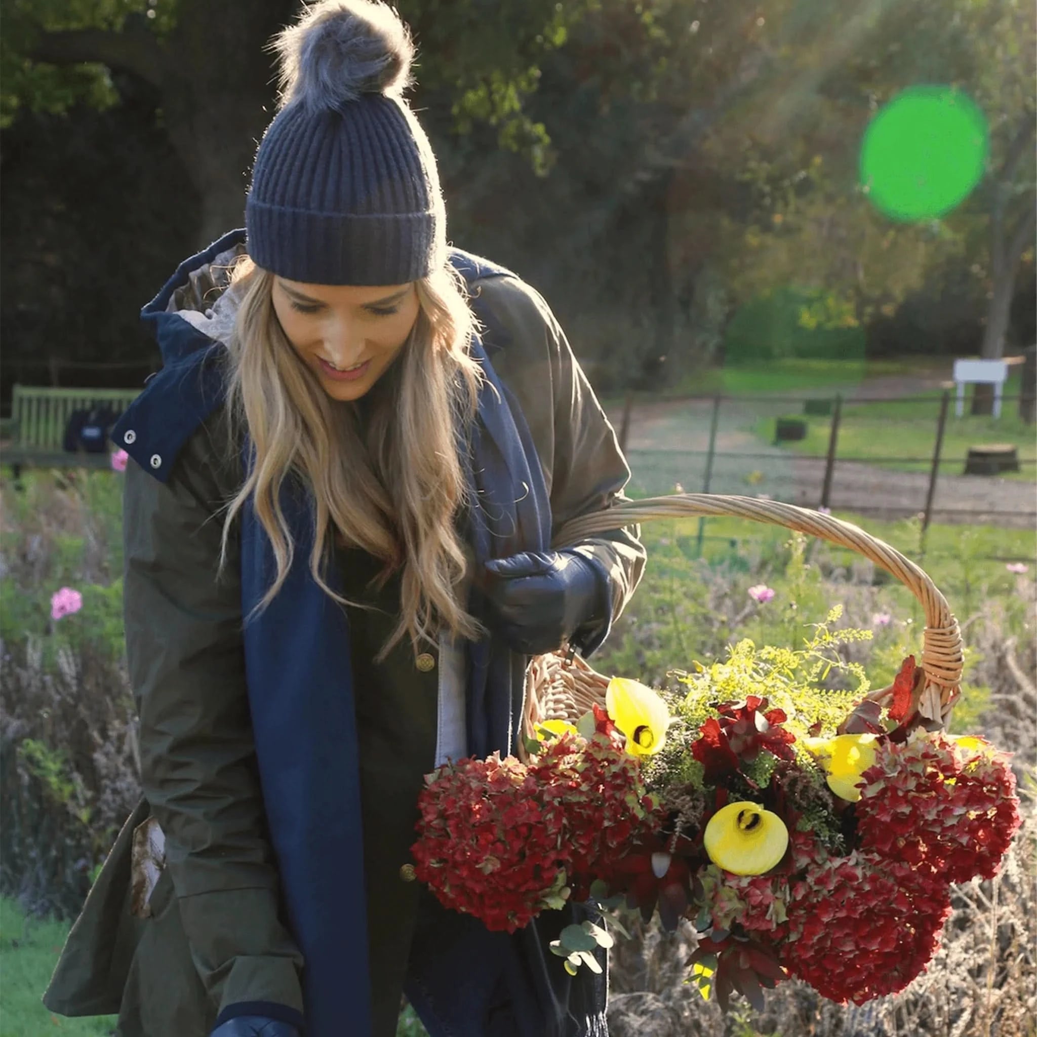 Kids Navy Bobble Hat - Welligogs