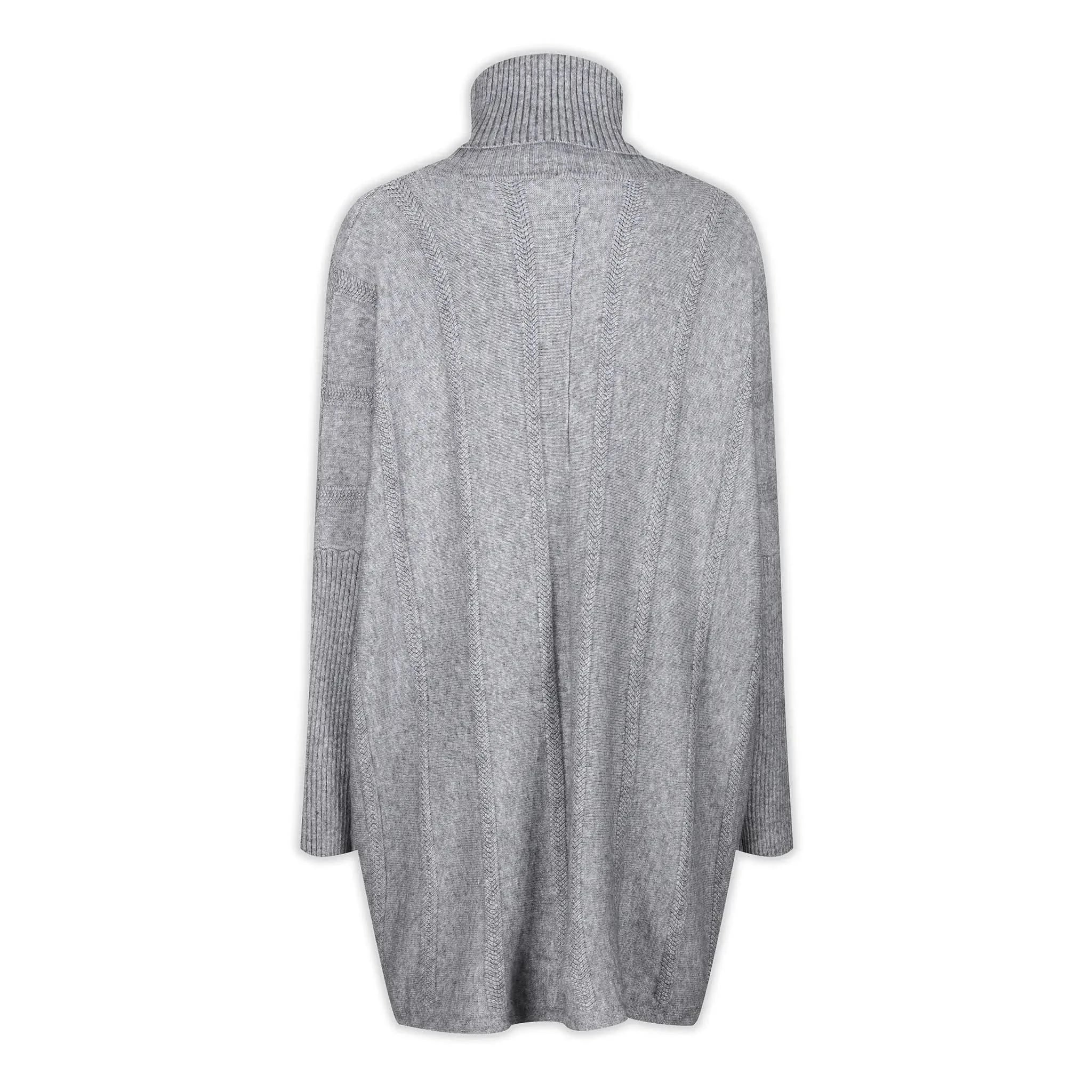 Cable Knit Grey Jumper - Welligogs