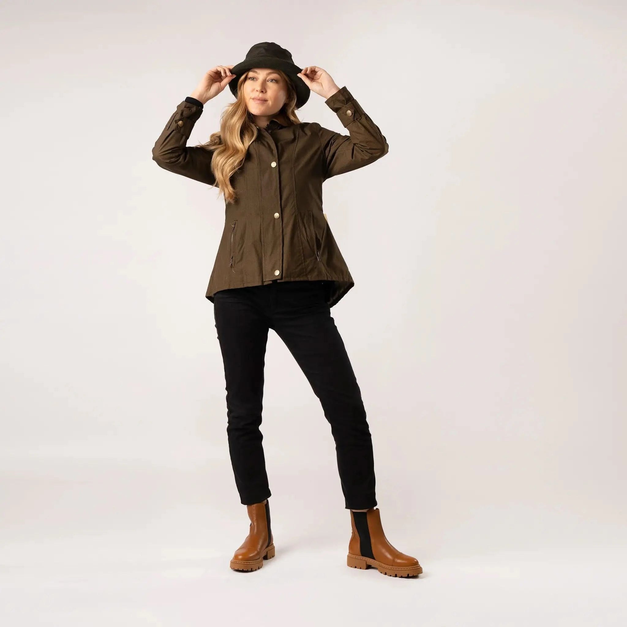 Cambridge Khaki Dry Wax Jacket - Welligogs