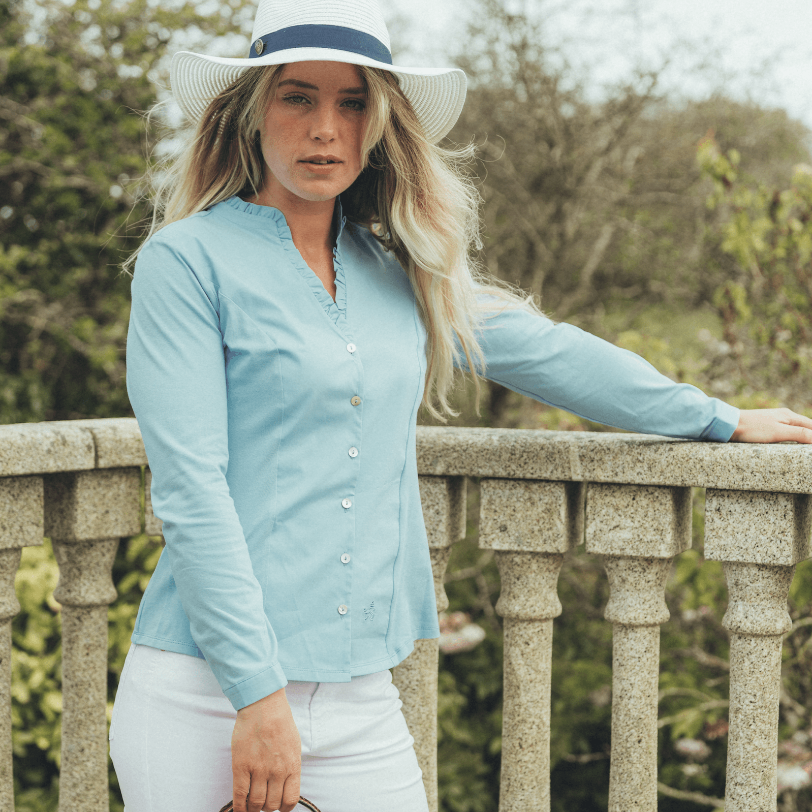 Shop Cassandra Maya Blue Shirt I Welligogs - Main Image