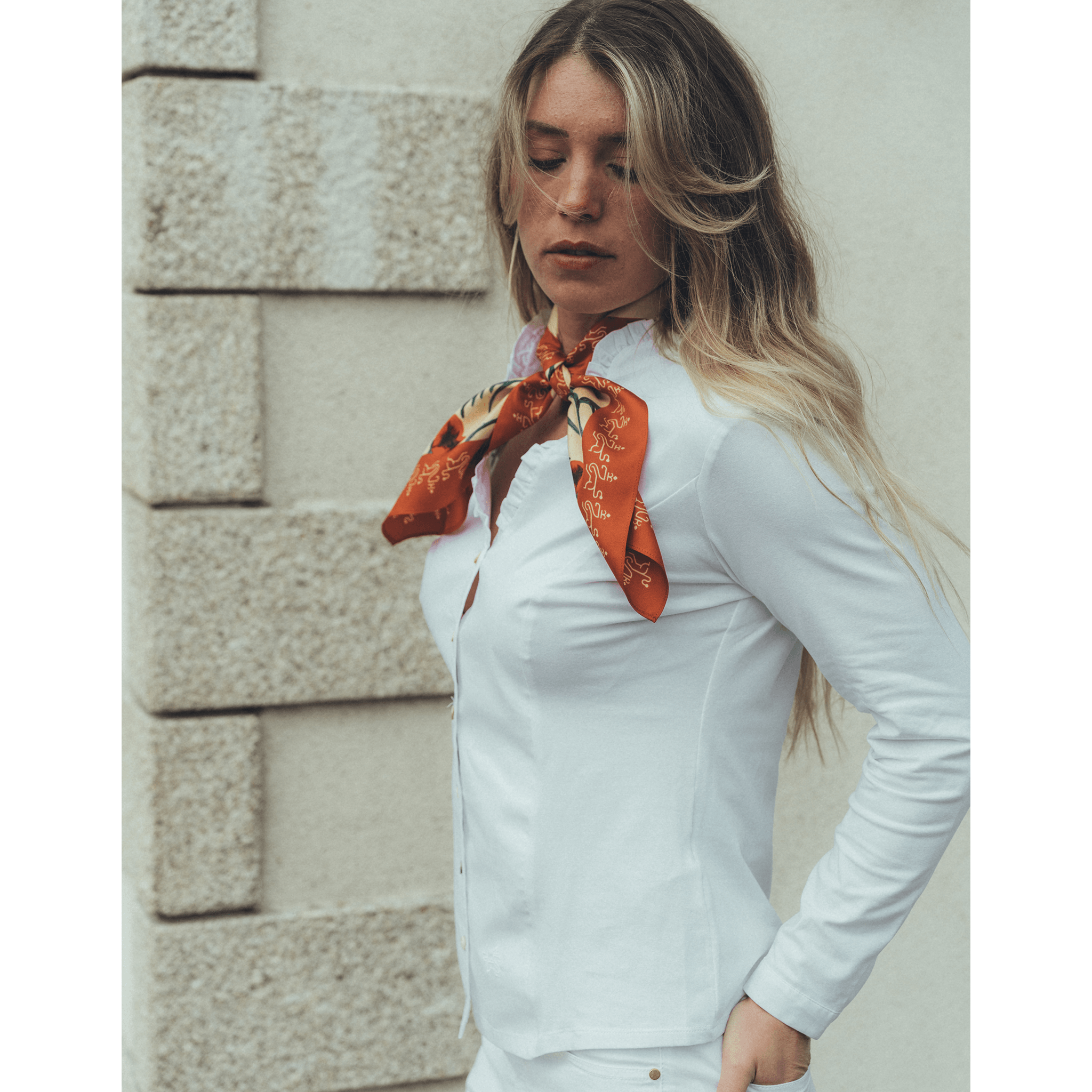 Cassandra Ivory White Shirt - Welligogs