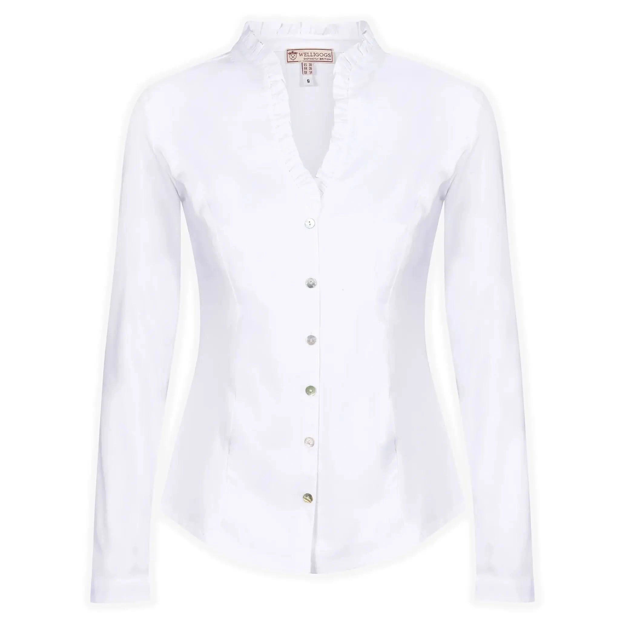 Cassandra Ivory White Shirt - Welligogs