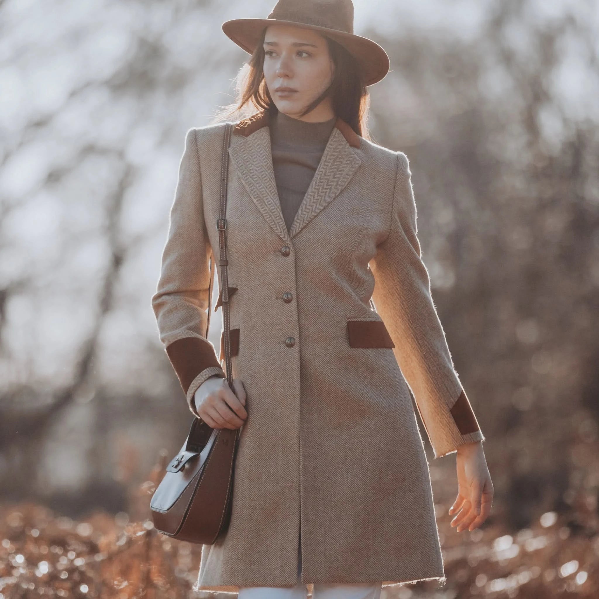 Demelza Hazelnut Wool Coat - Welligogs