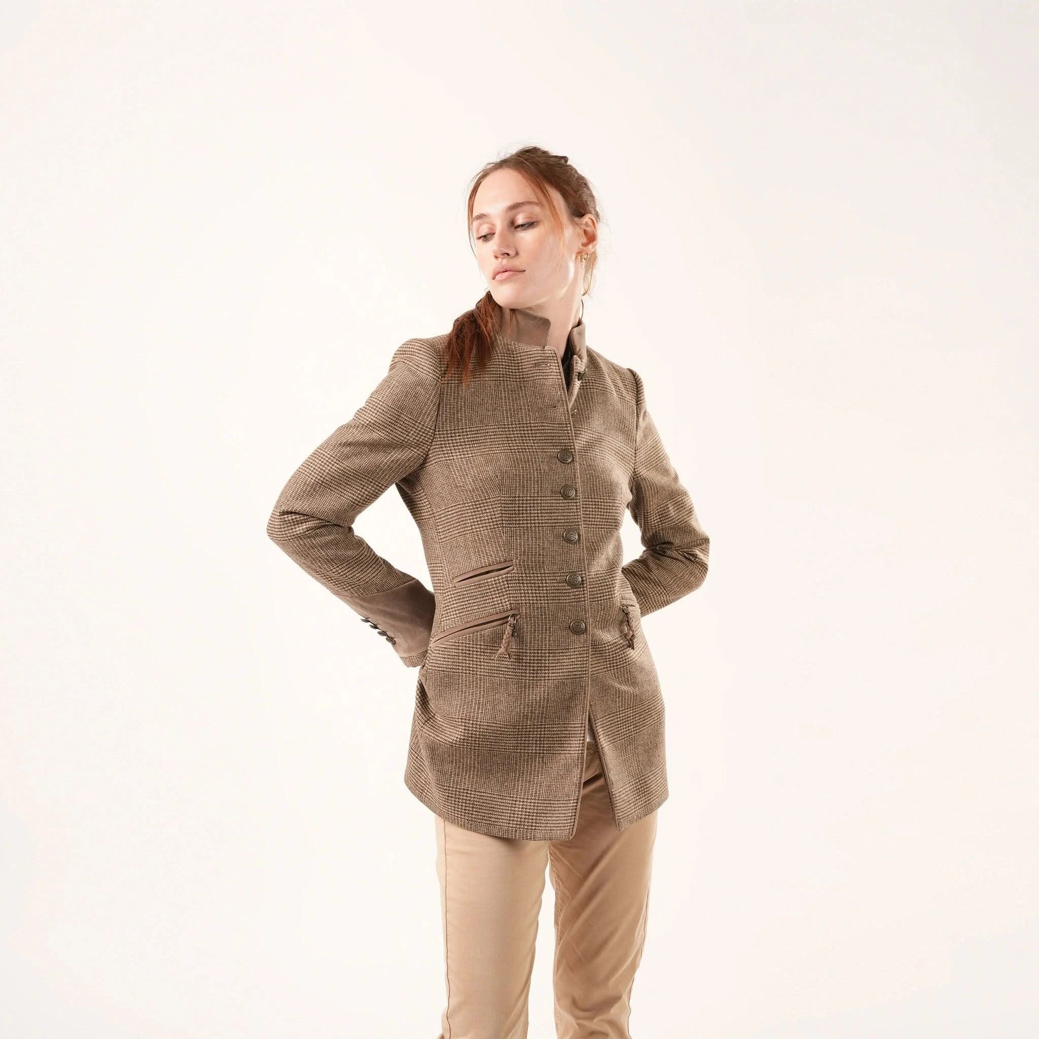 Balmoral Mocha Tailored Jacket - Welligogs