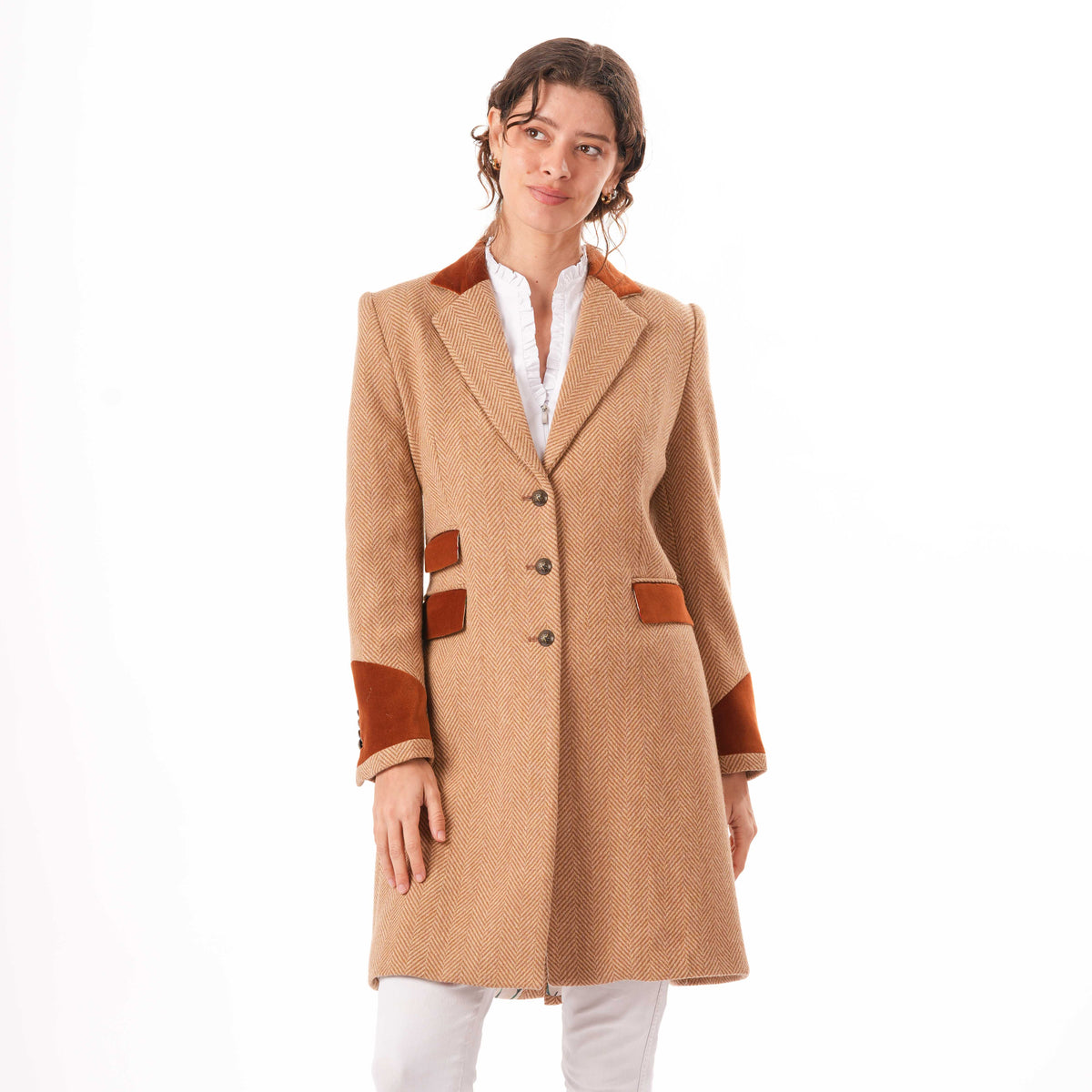 Demelza Camel Wool Coat