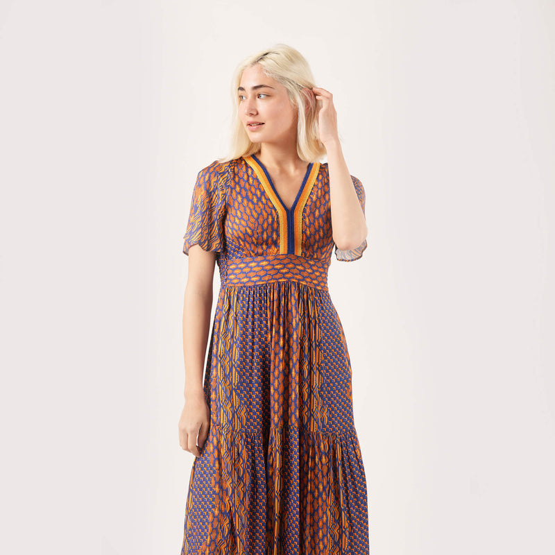 Shop Daphne Aztec Dress | Welligogs