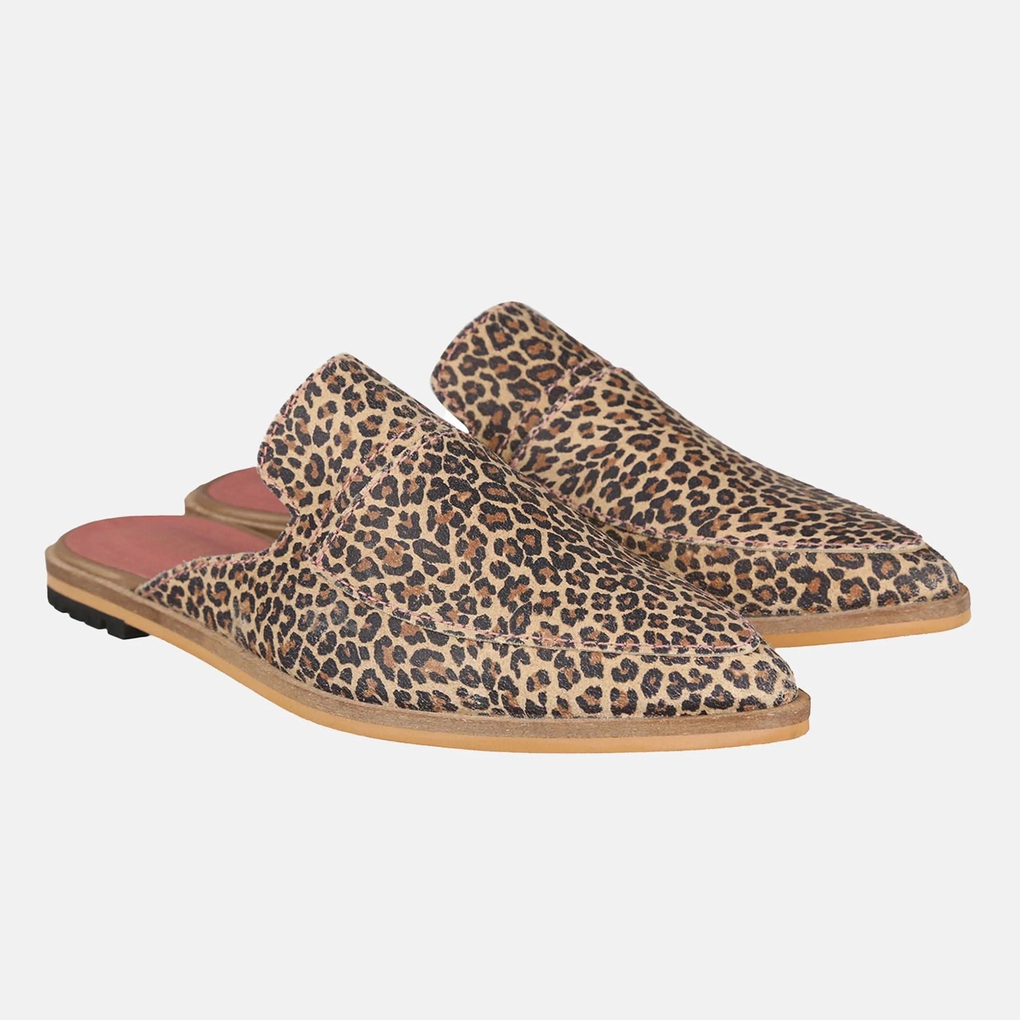 De Beauvoir Leopard Mules - Welligogs