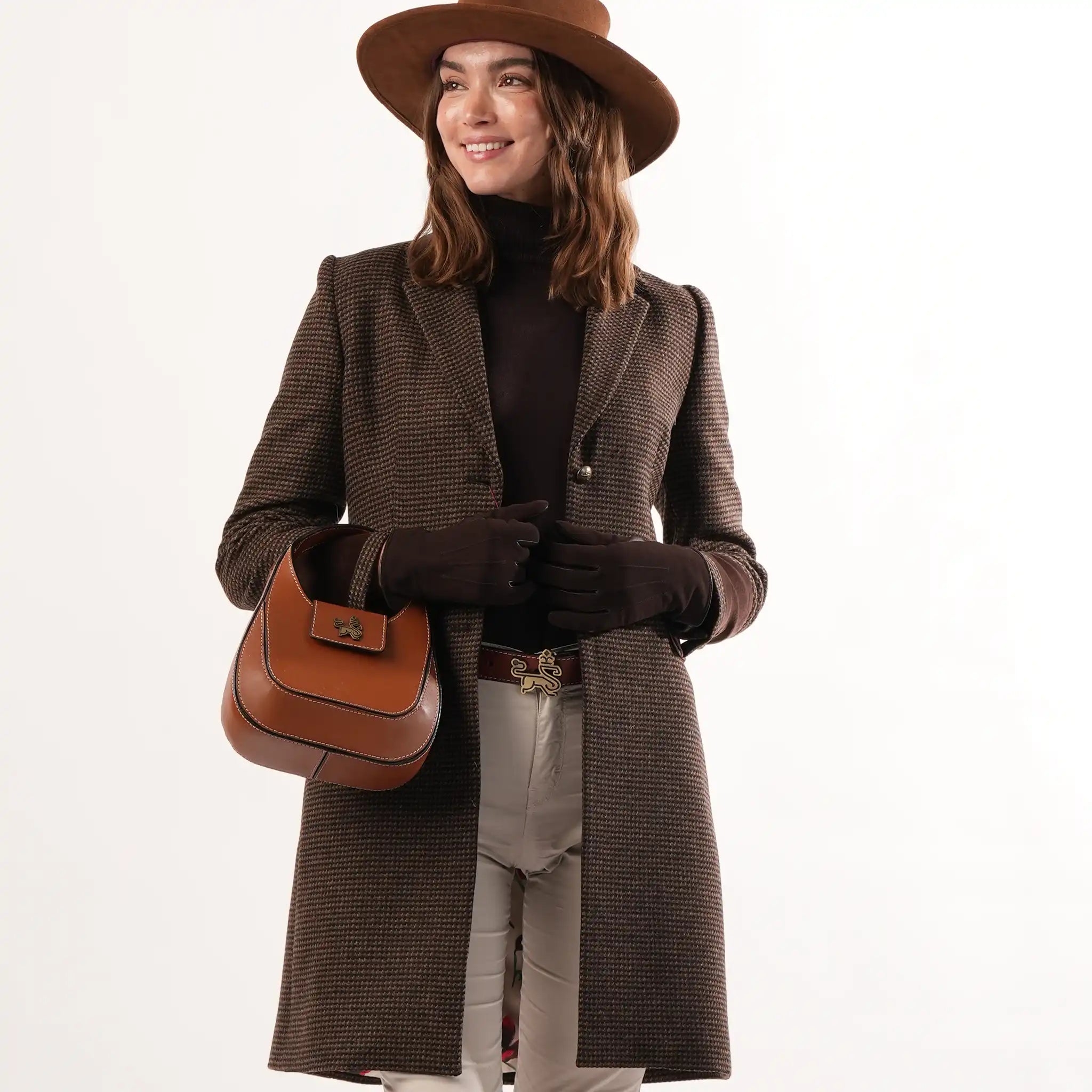 Phillipa Tan Leather Handbag