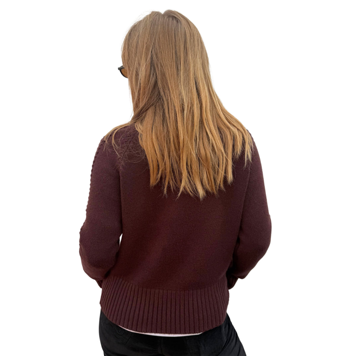 Turtleneck Dot Chocolate Jumper