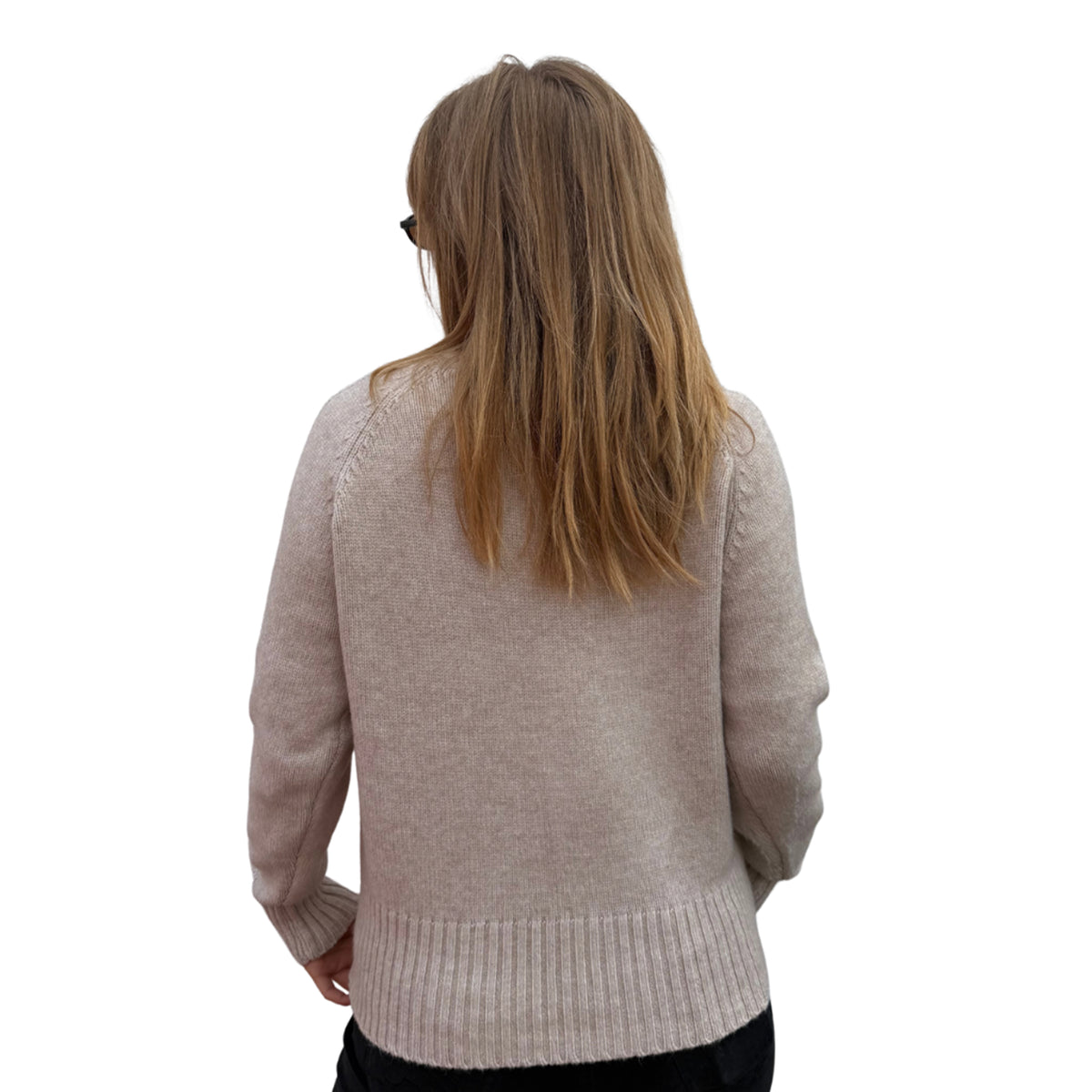 Turtleneck Dot Oat Jumper