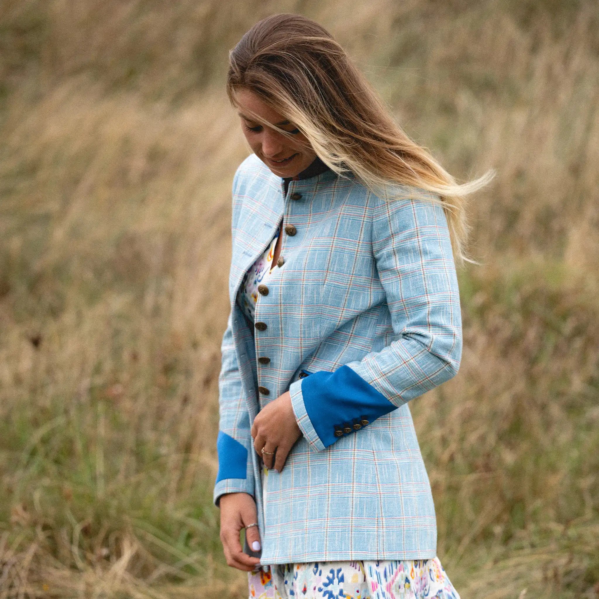 Henley Ocean Blue Jacket