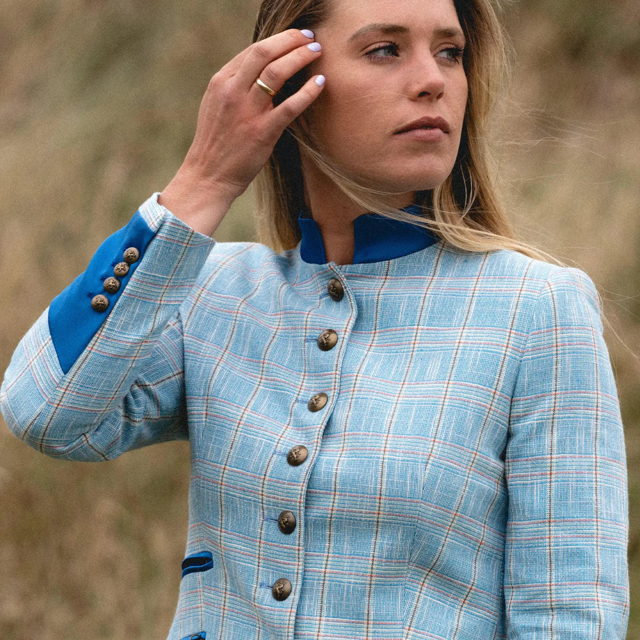 Henley Ocean Blue Jacket