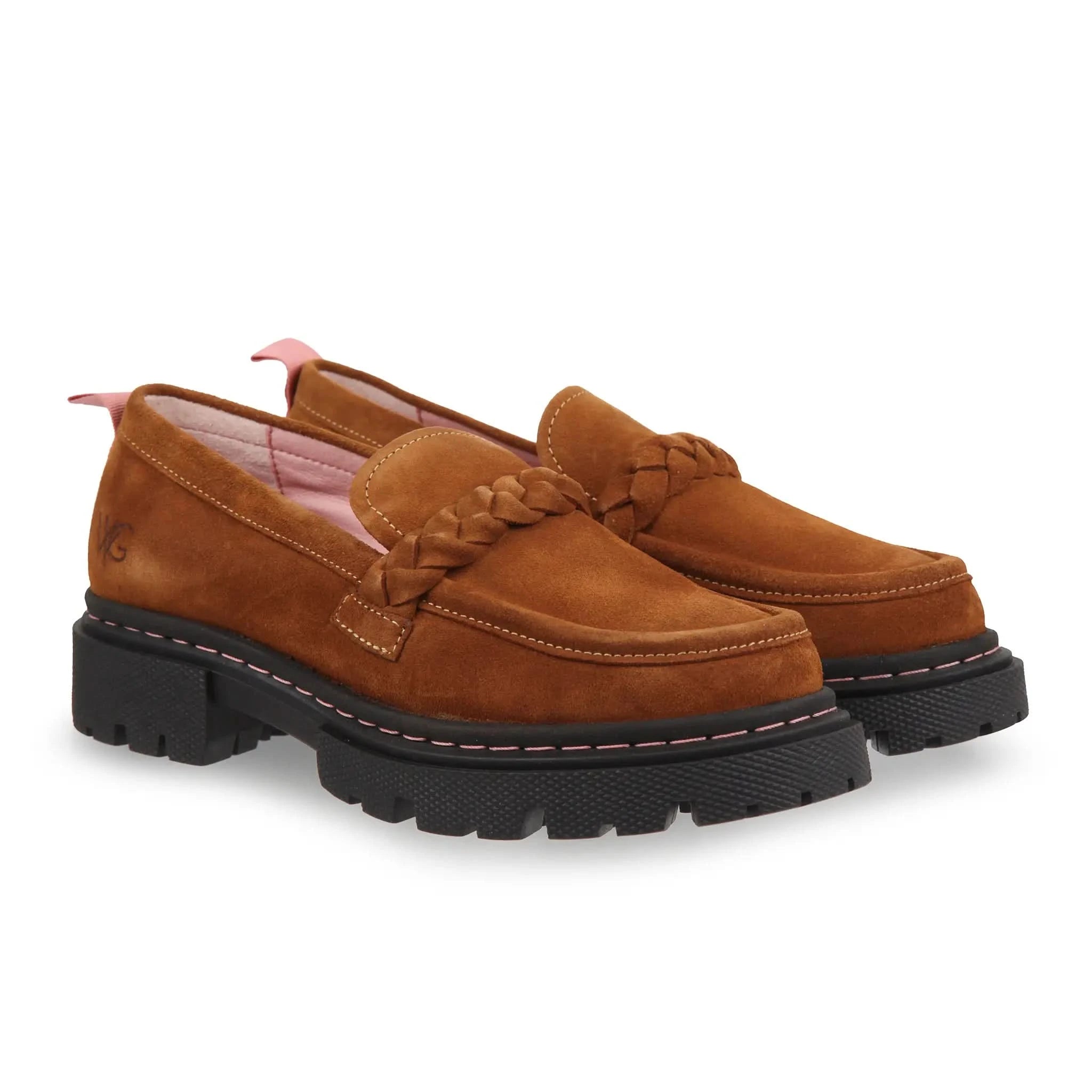 Hackney Honeycomb Suede Loafers - Welligogs