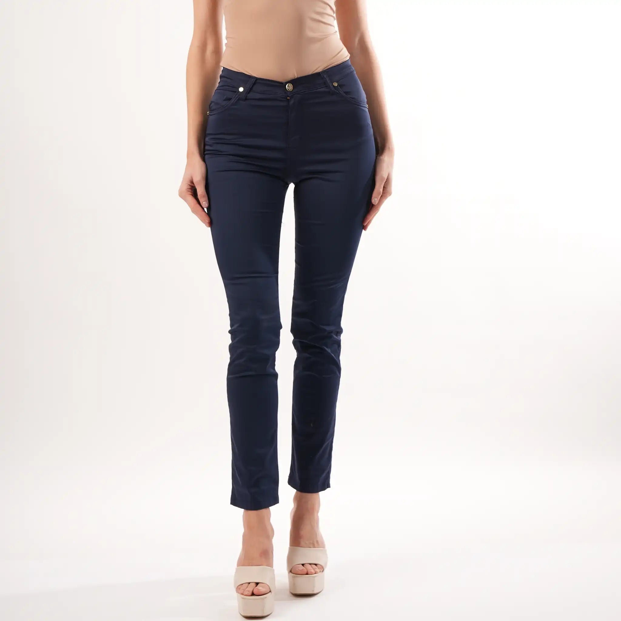 Icon Navy High Waisted Jeans
