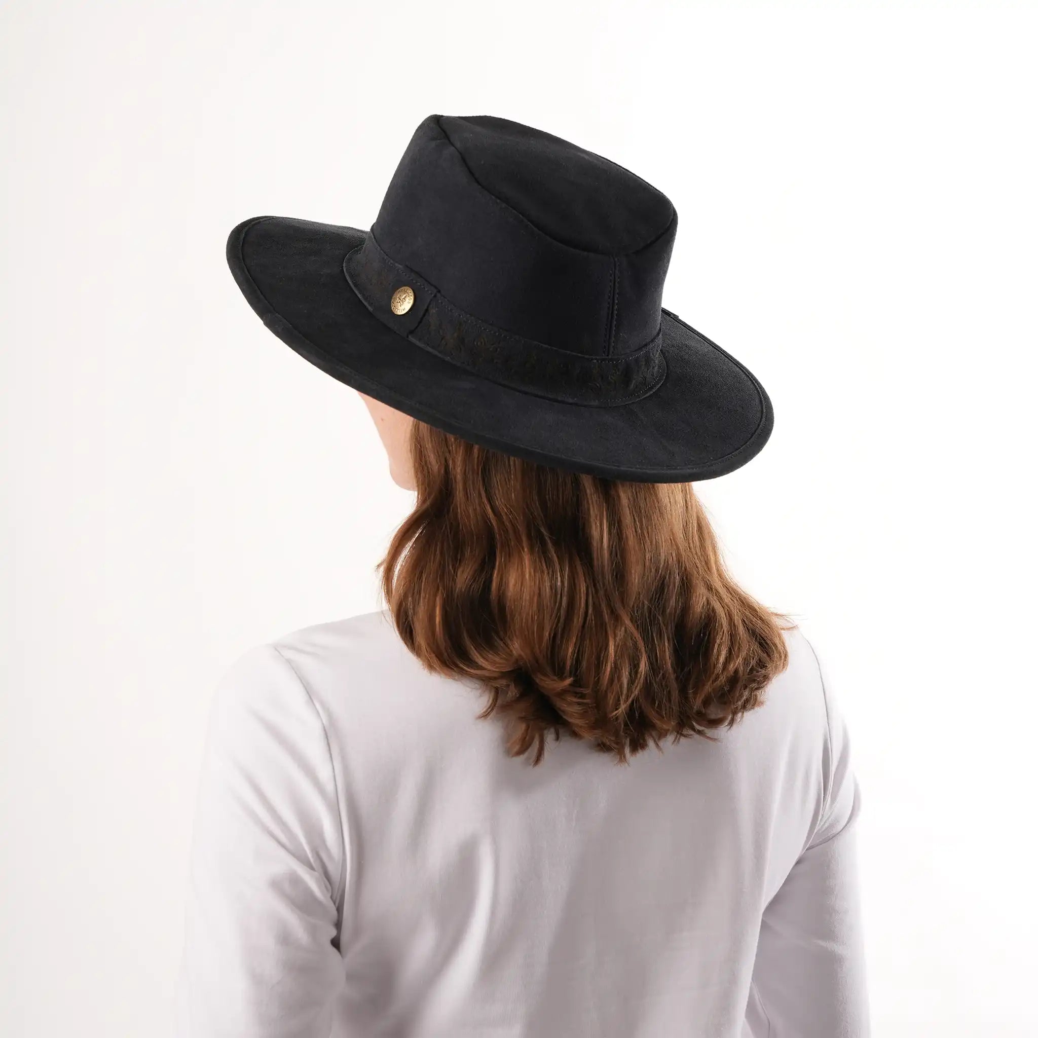 Jesse Suede Navy Hat