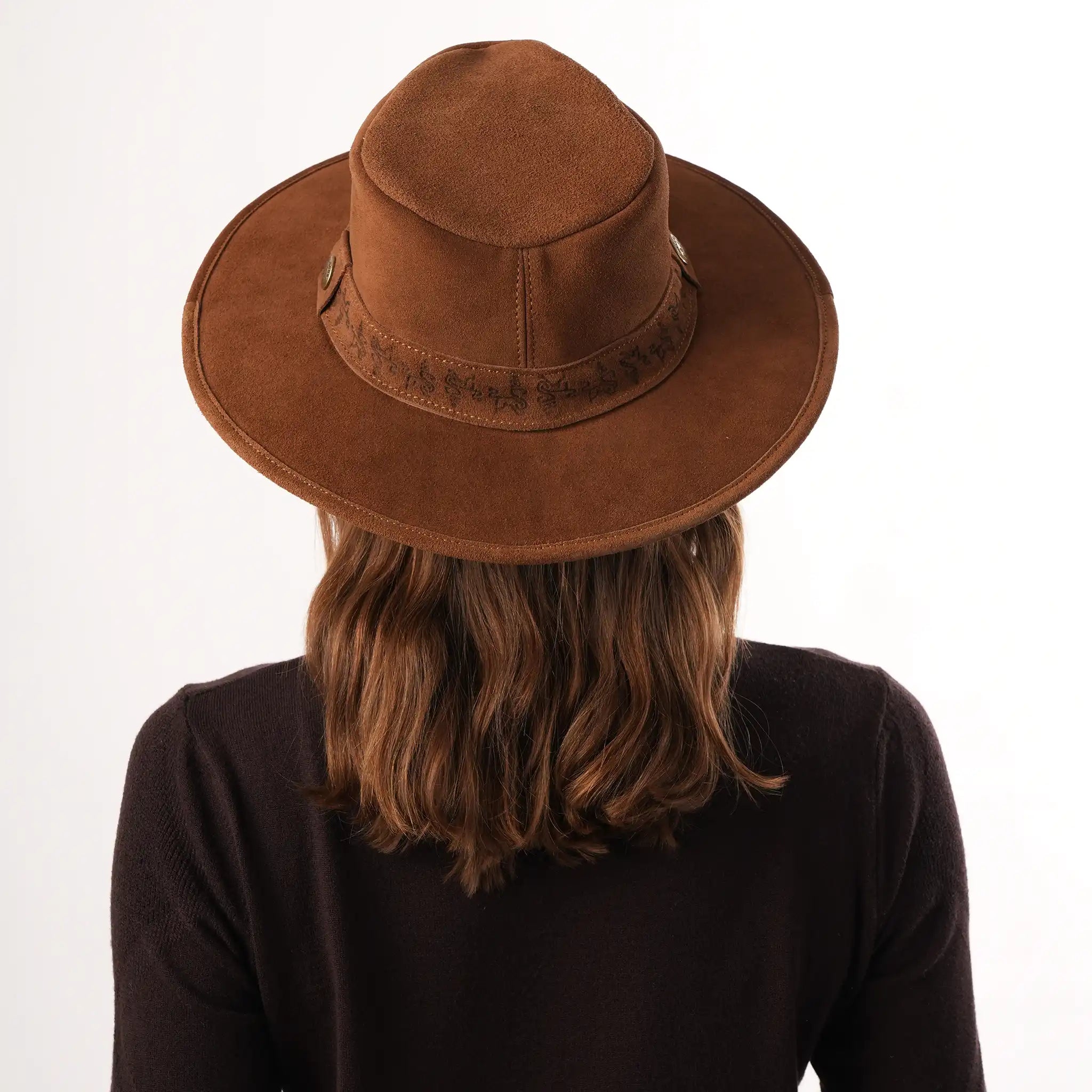 Jesse Tan Suede Hat