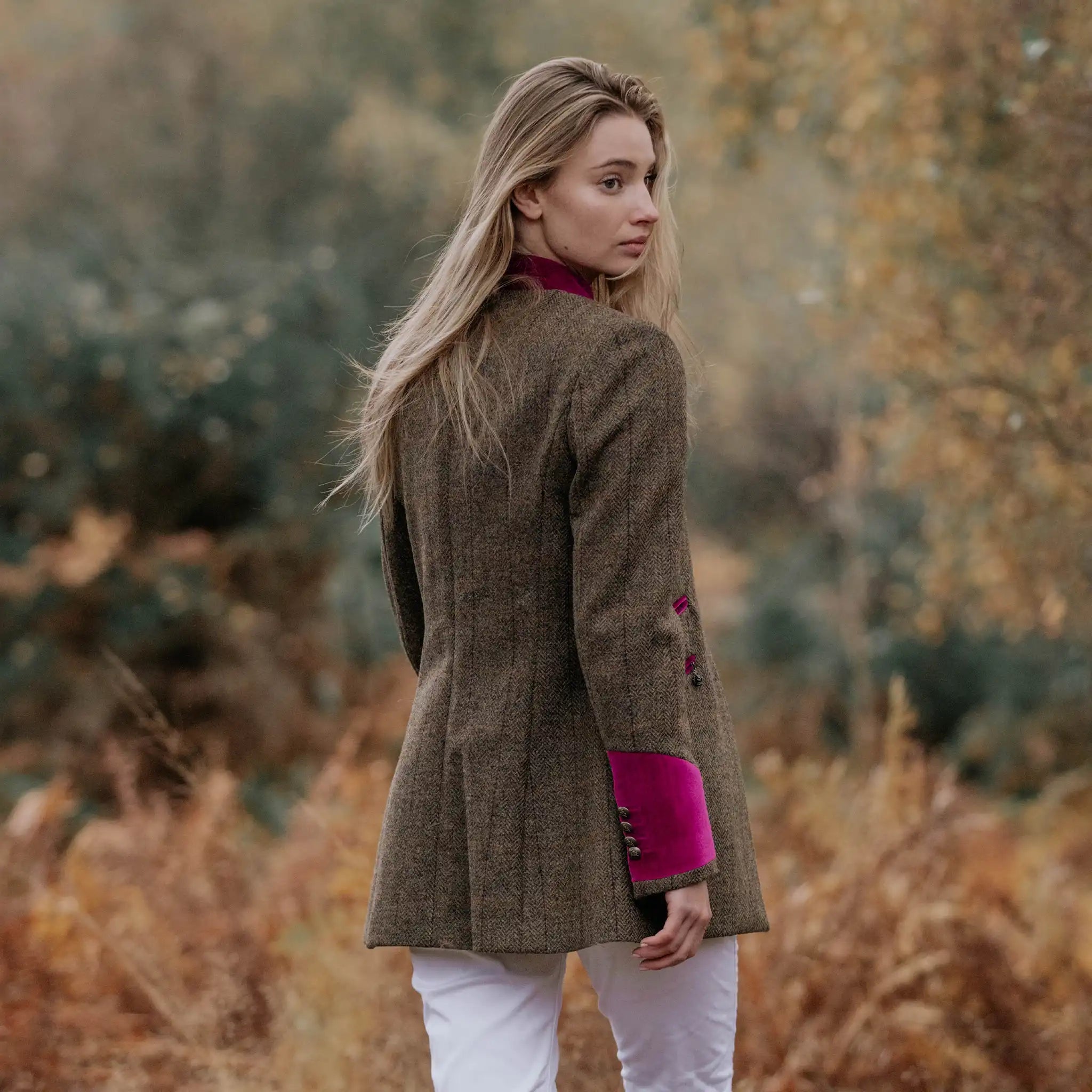 Knightsbridge Fuchsia Wool Jacket - Welligogs