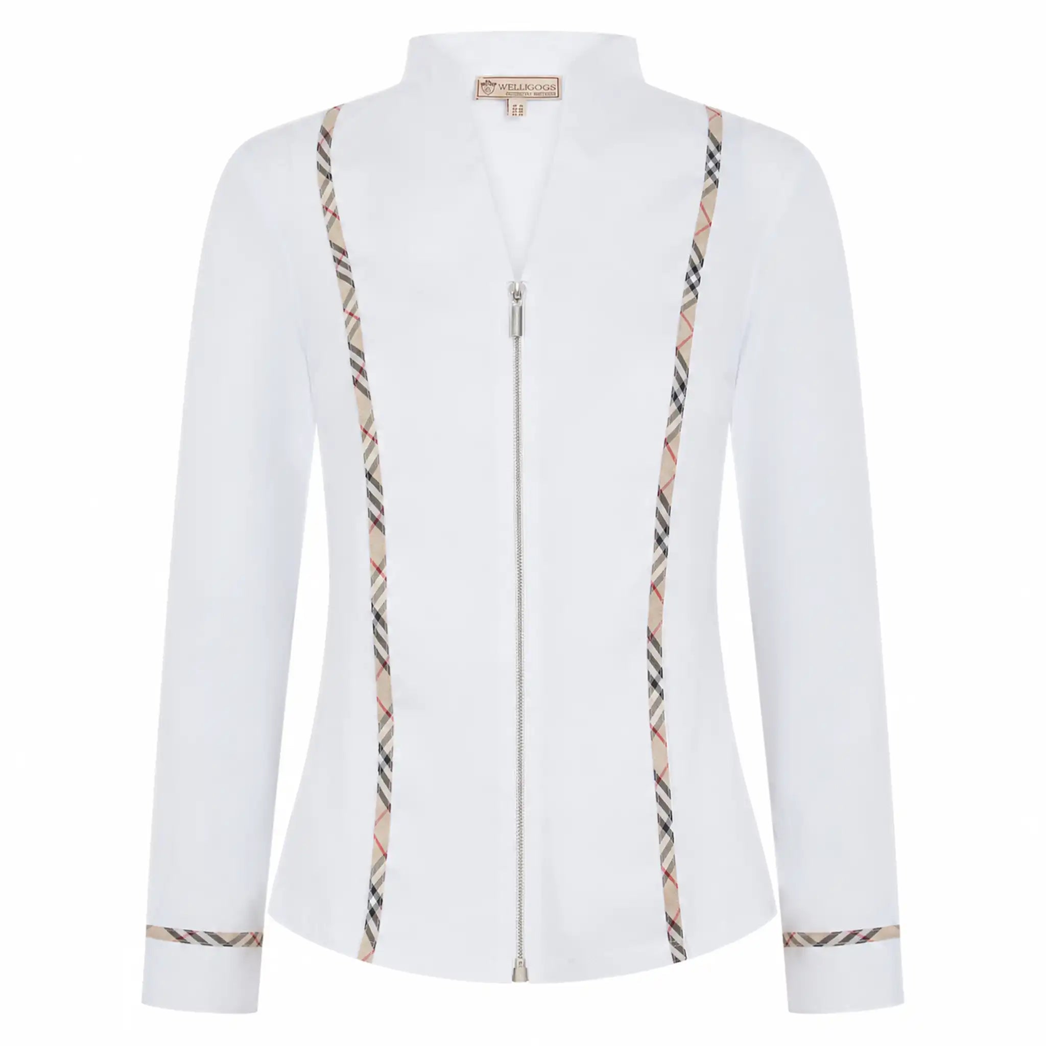 Kate Zipped Burgundy Shirt