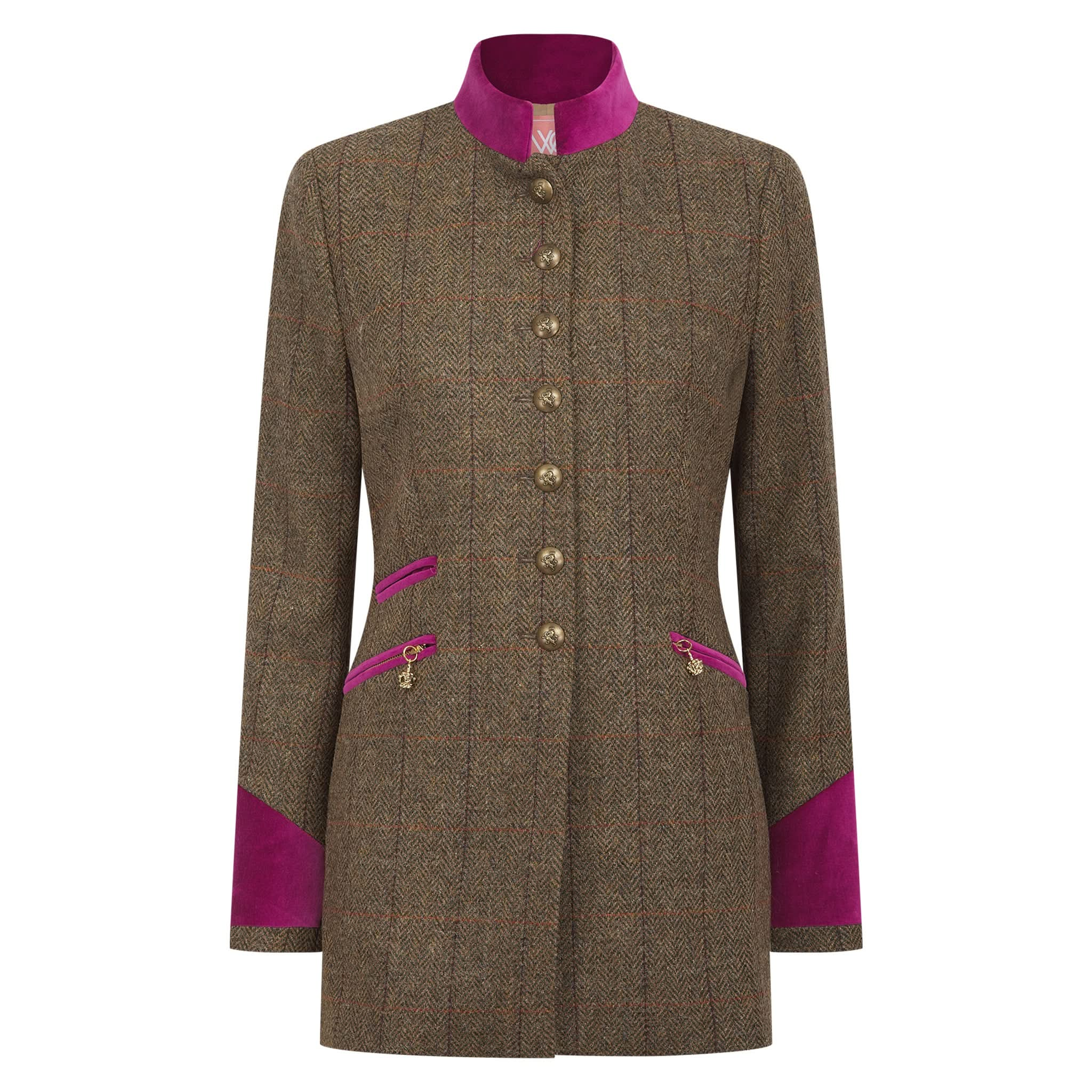 Knightsbridge Fuchsia Wool Jacket - Welligogs