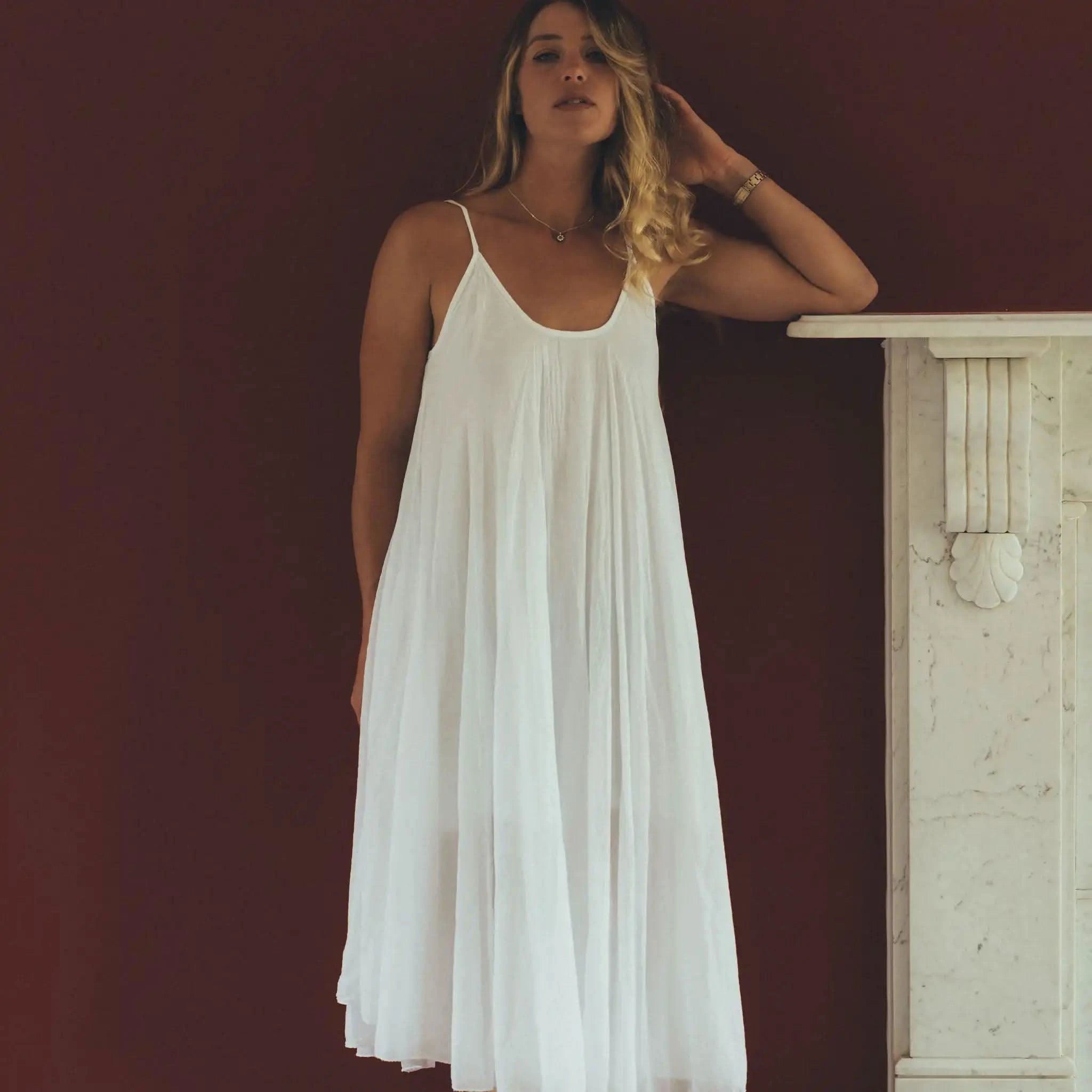 Layered White Dress - Welligogs