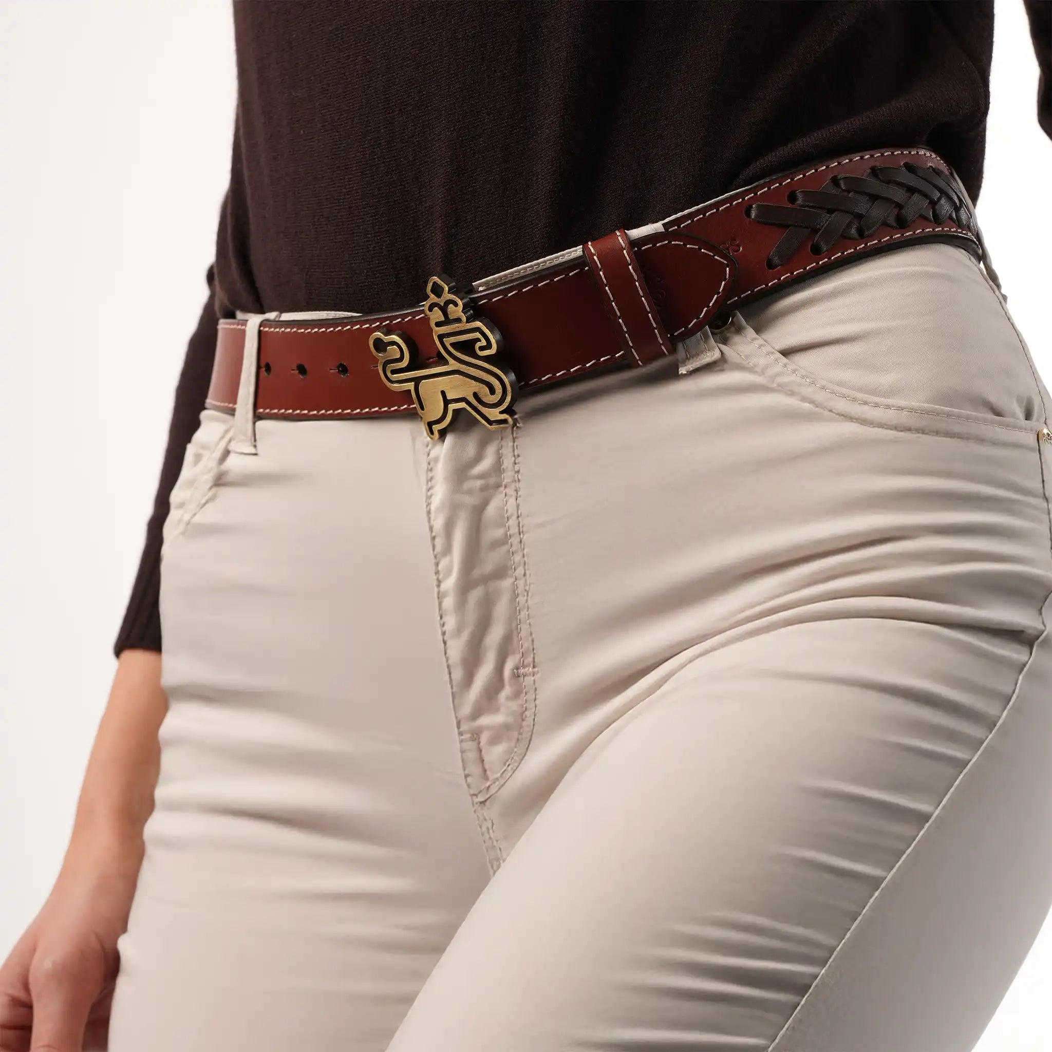 Lion Tan Belt