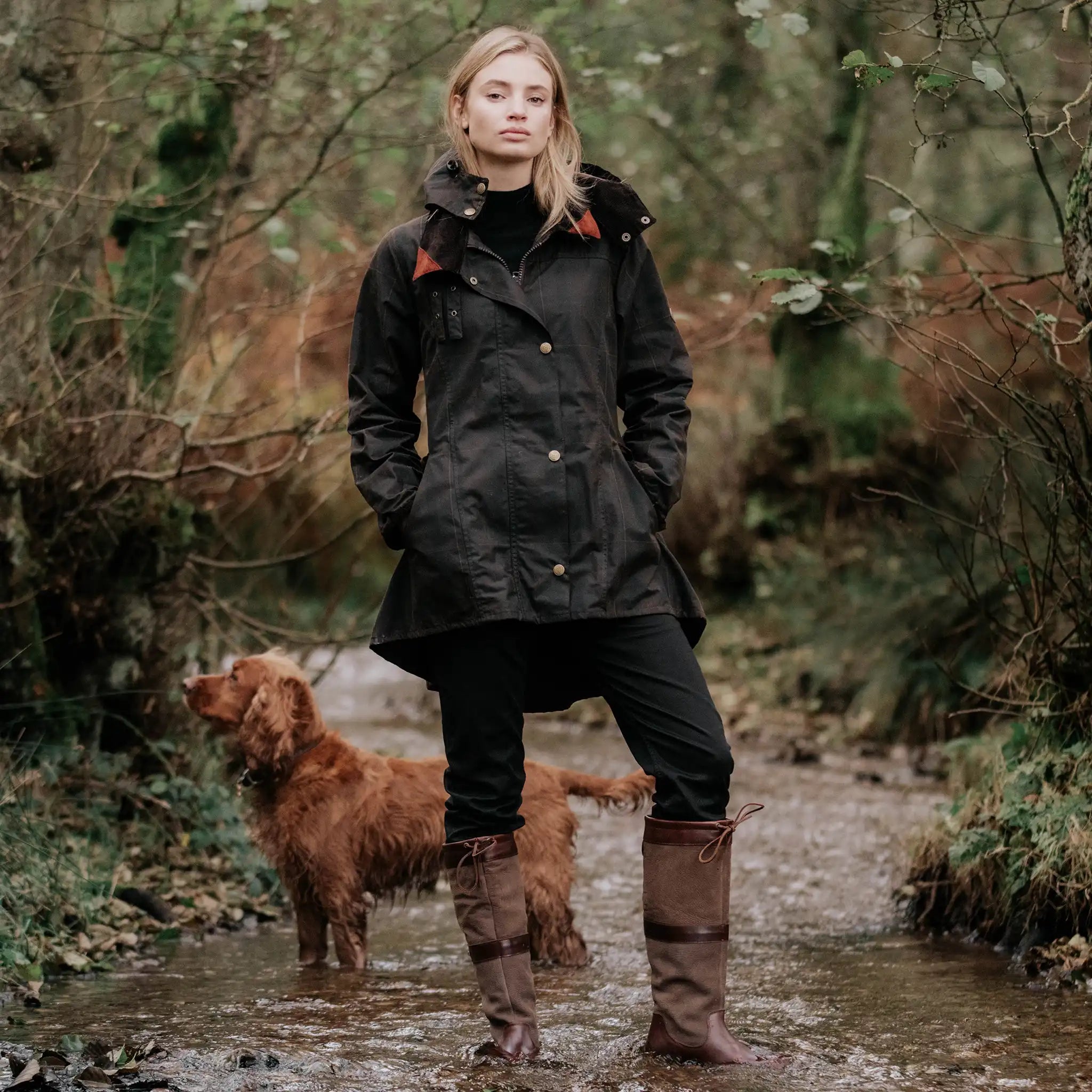 Sloane Mocha Waterproof Boots - Welligogs