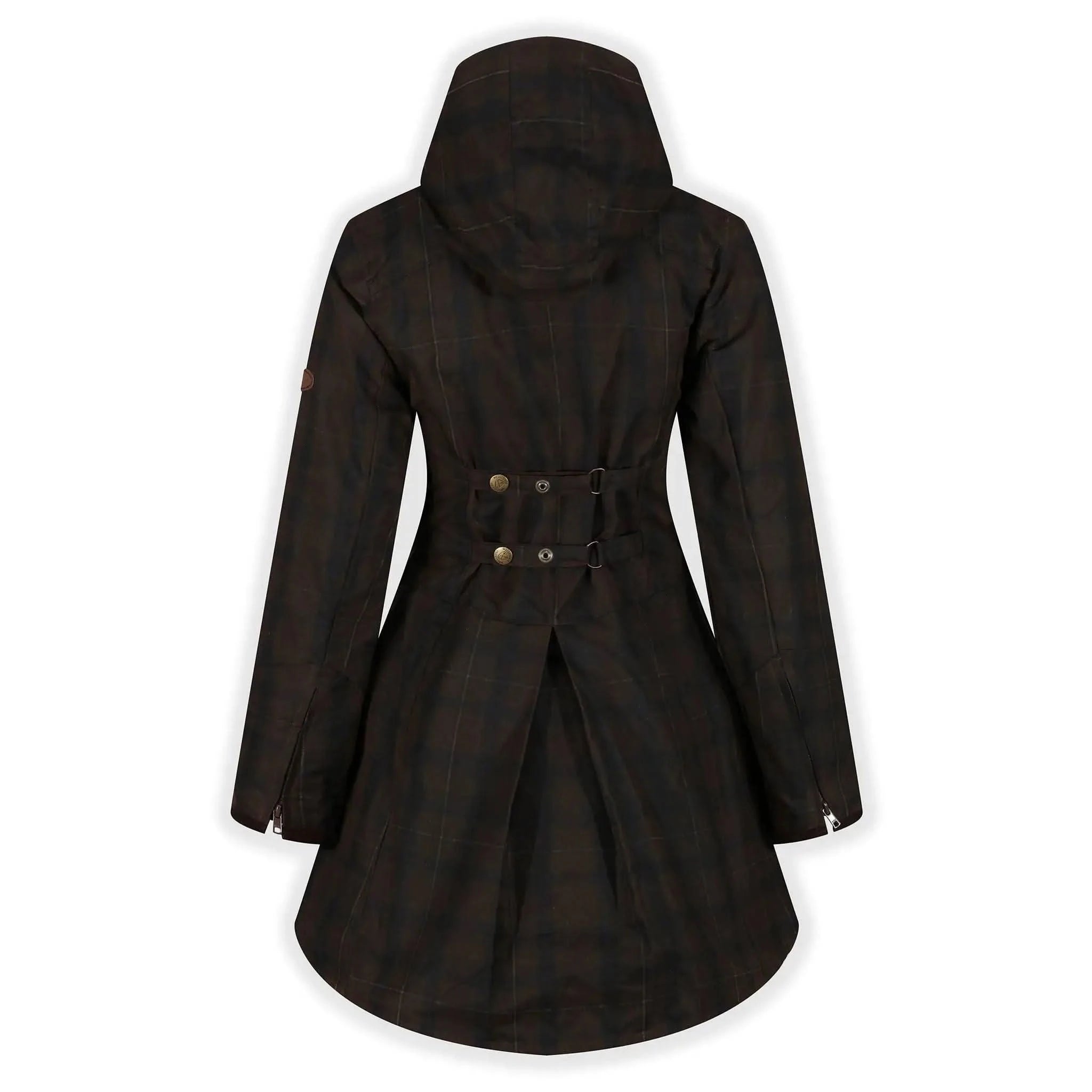 Louise Deluxe Check Wax Coat - Welligogs