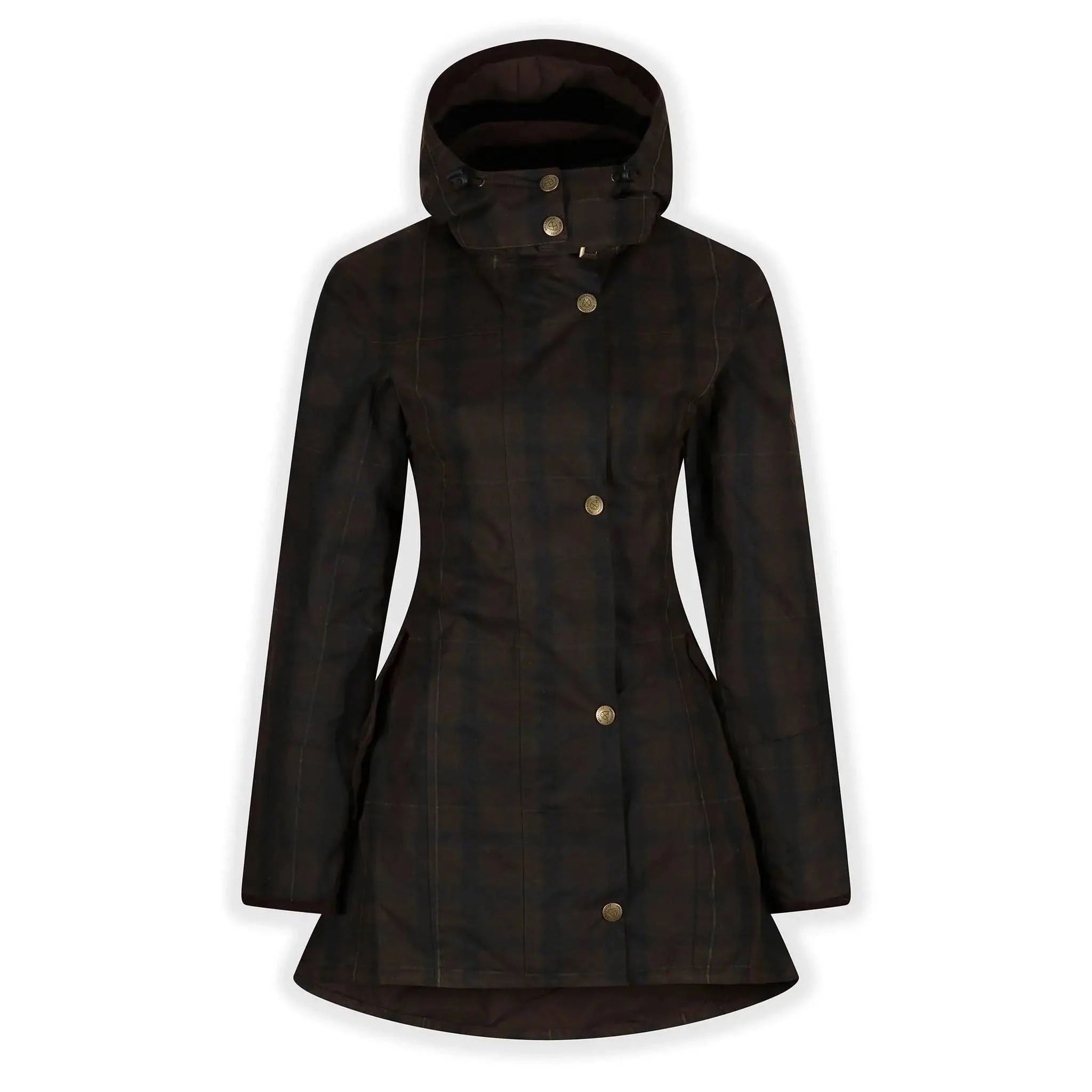 Louise Deluxe Check Wax Coat - Welligogs