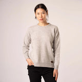 Lambswool Relaxed Fit Light Grey Jumper